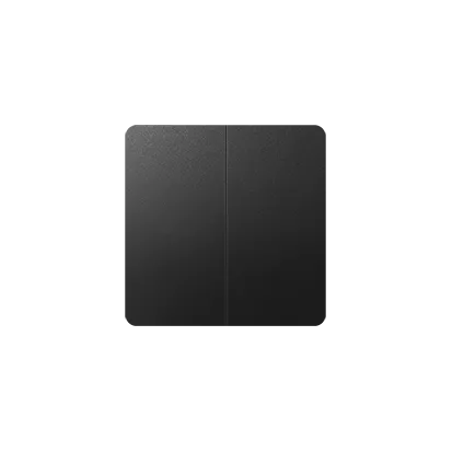 Wippe des Doppelschalters Graphit Simon 82