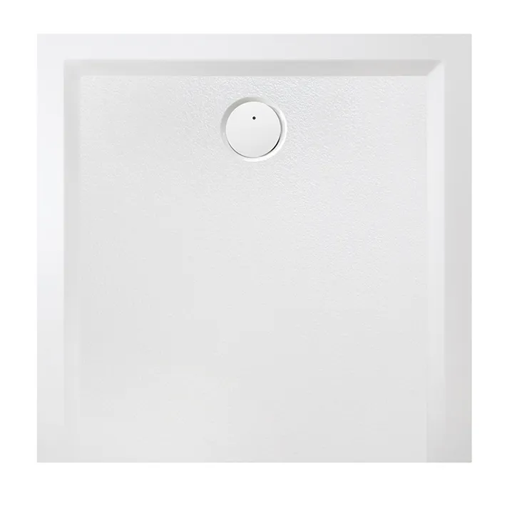 Duschwanne „Muna S“ Quadrat 80 × 80 cm in Weiß Matt