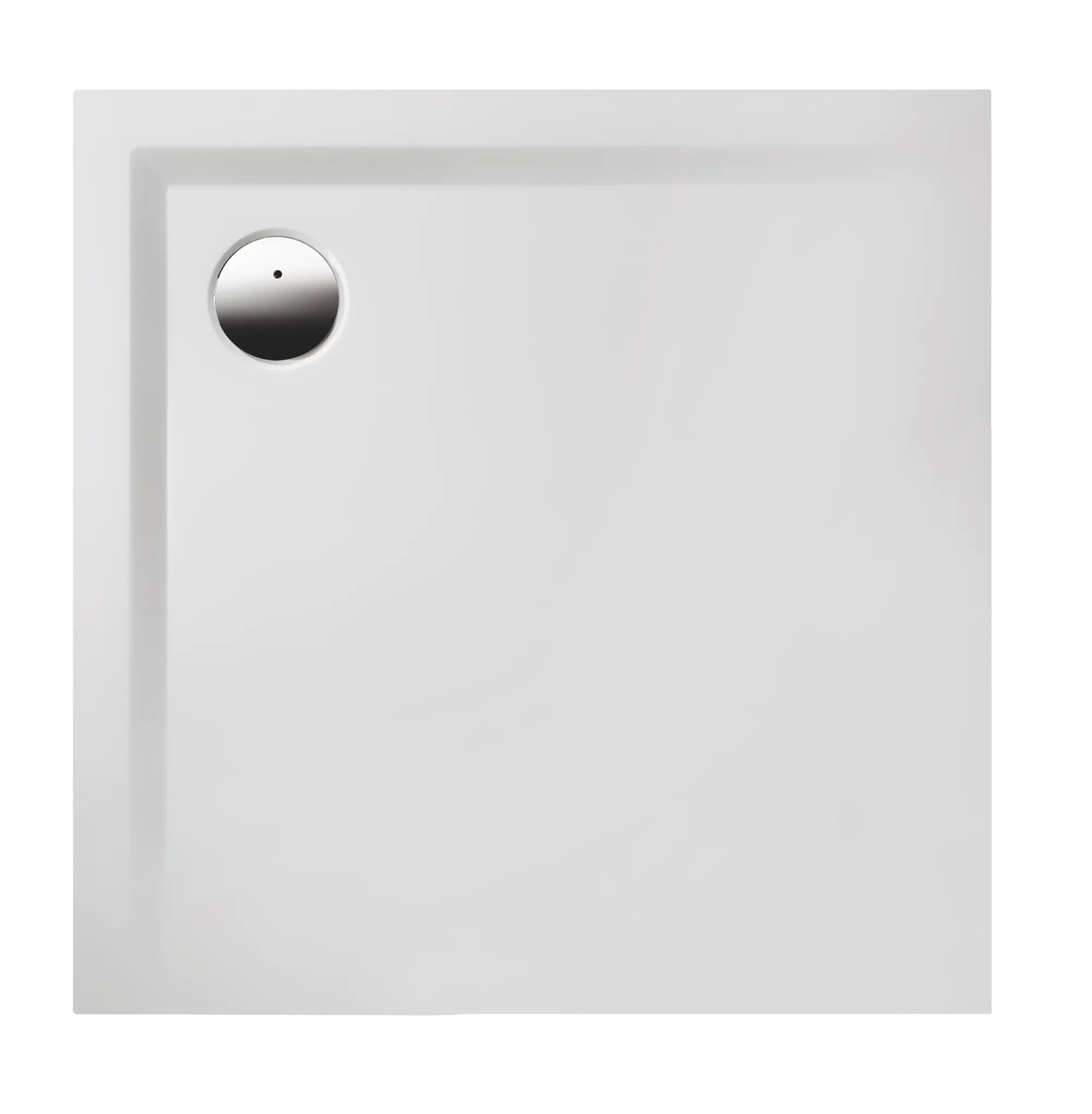 Duschwanne „Muna“ Quadrat 80 × 80 cm in Weiß Matt