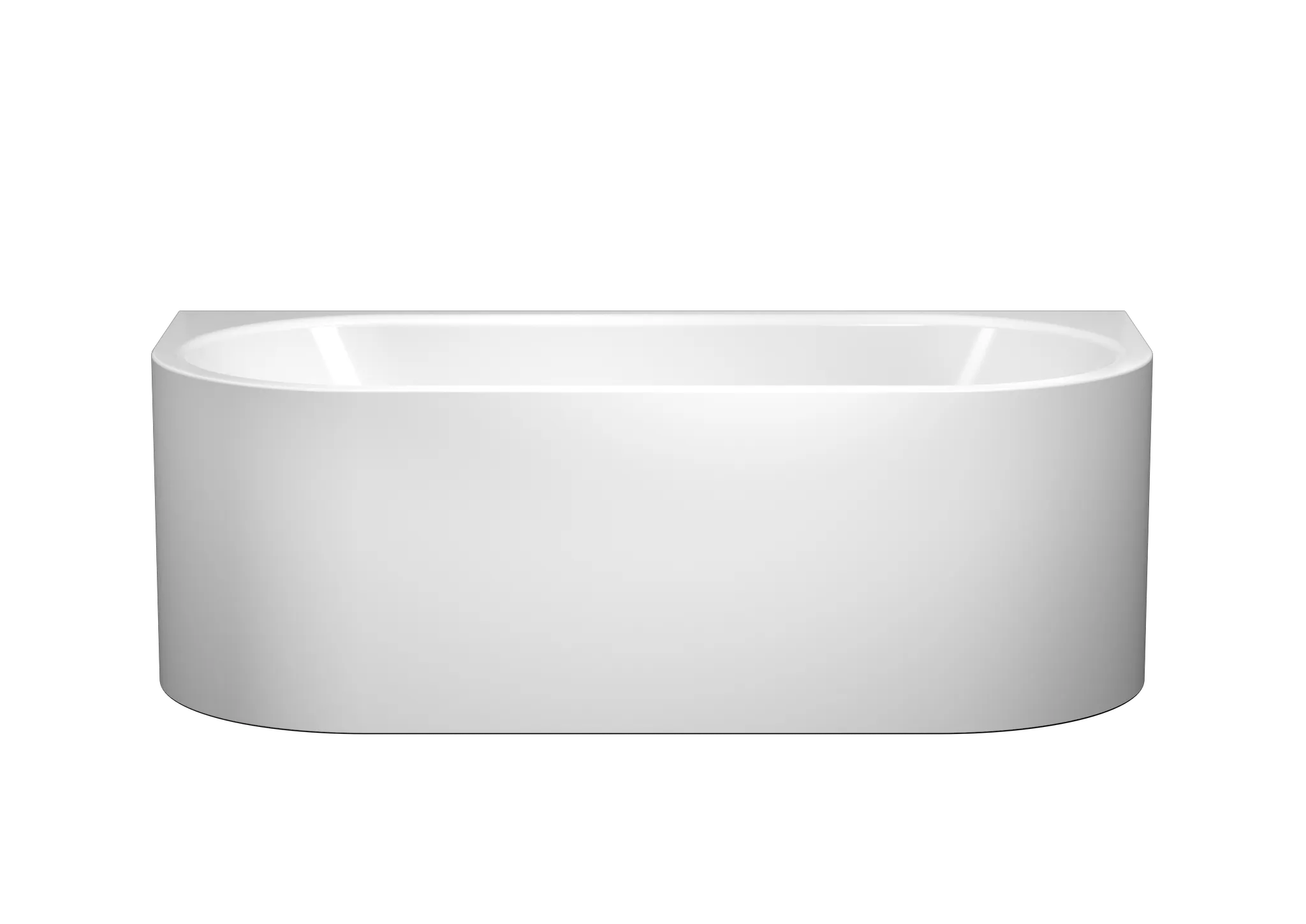 Kaldewei Badewanne „Meisterstück Centro Duo 2“ vorwand halbkreis 170 × 75 cm, ohne Grifflochbohrungen