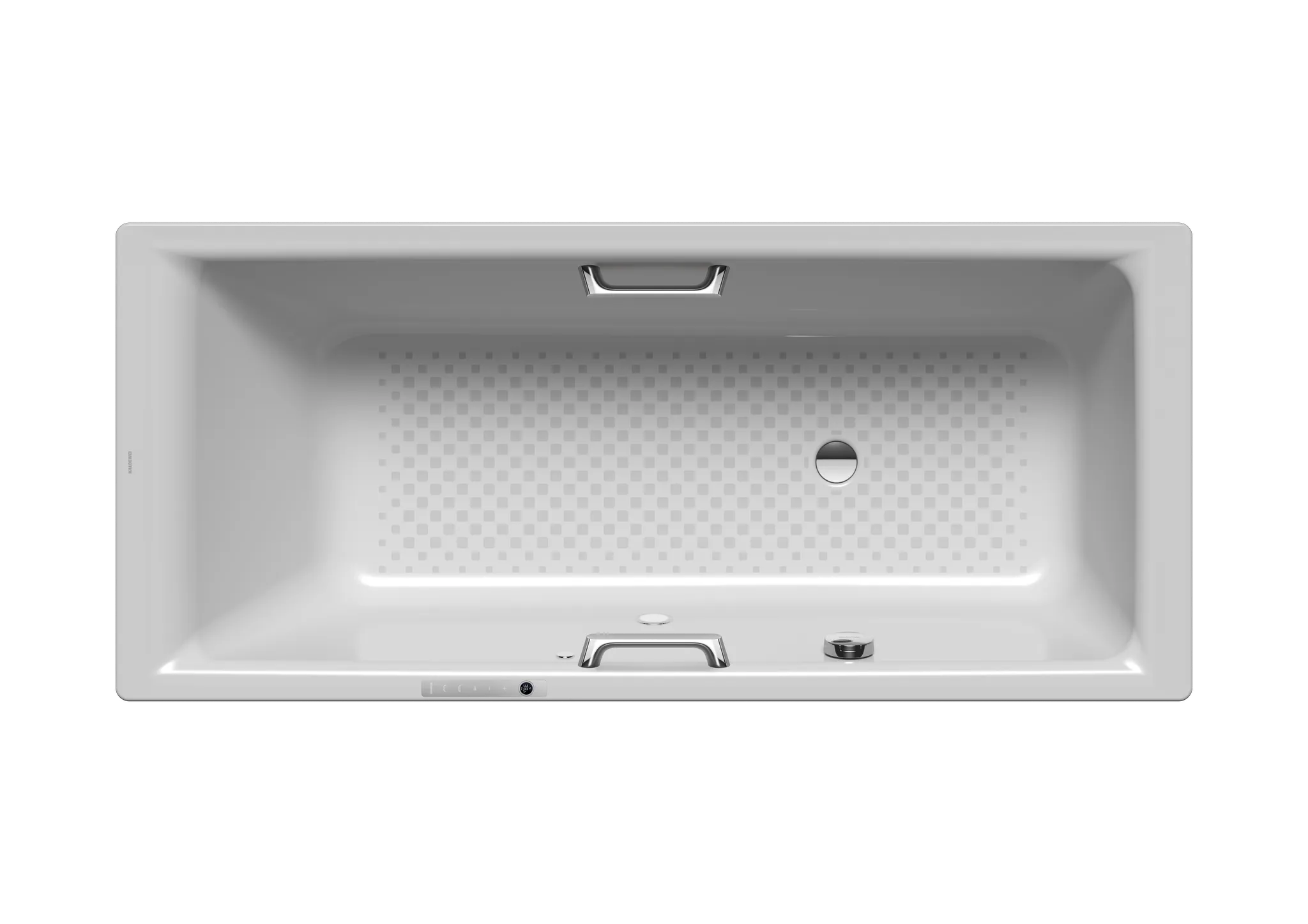 Kaldewei Badewanne „Puro“ Star rechteck 170 × 80 cm, mit Grifflochbohrungen mit gegenüberliegender Überlaufbohrung, in manhattan