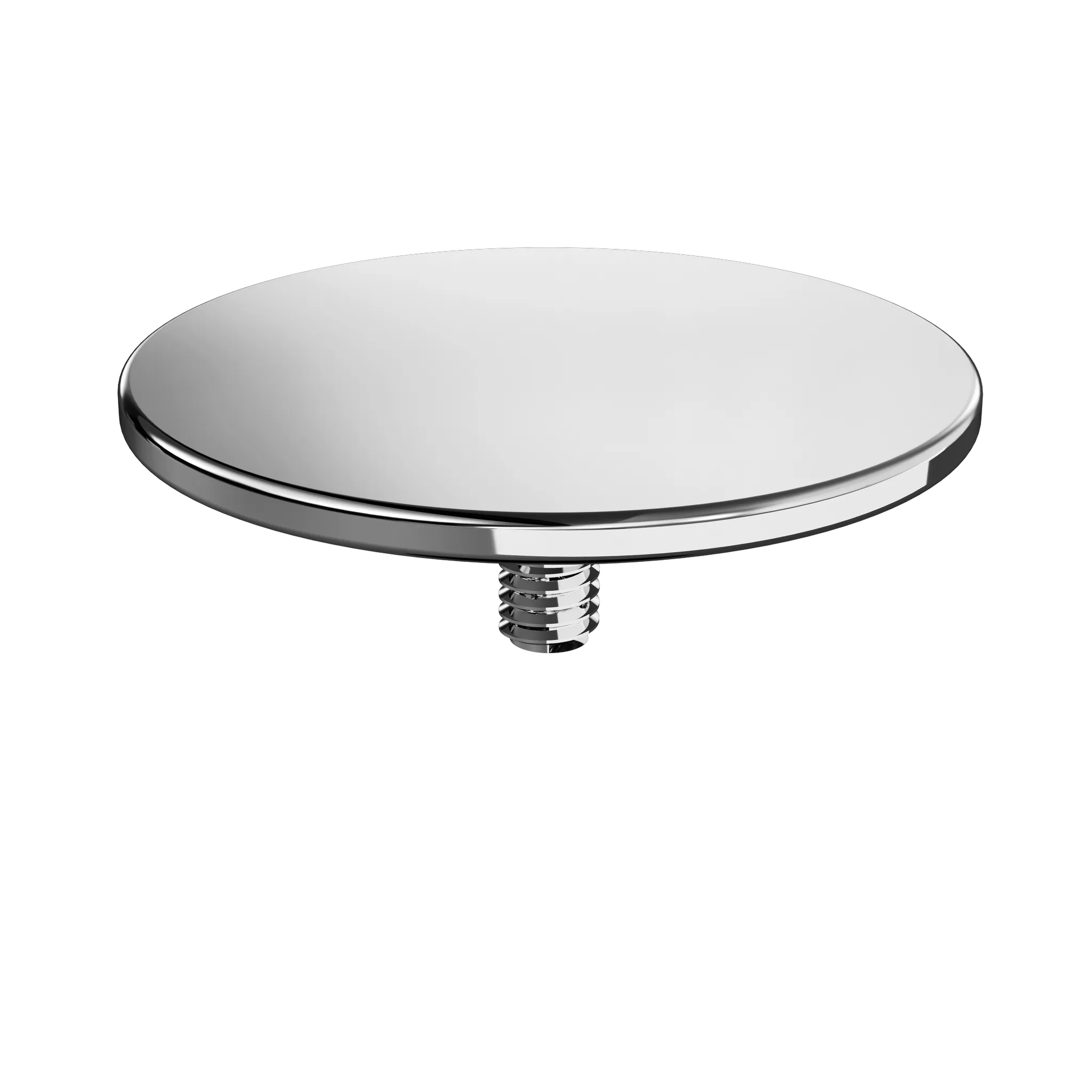 Design Überlauf-Abdeckung (Chrom) für Überlaufgarnitur Waschtische