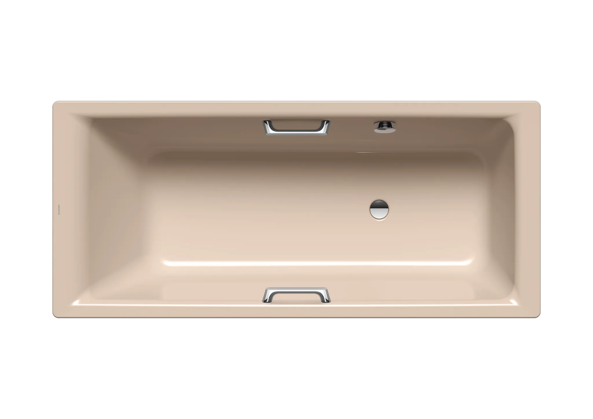 Kaldewei Badewanne „Puro“ Star rechteck 170 × 80 cm, mit Grifflochbohrungen mit gegenüberliegender Überlaufbohrung, in bahamabeige