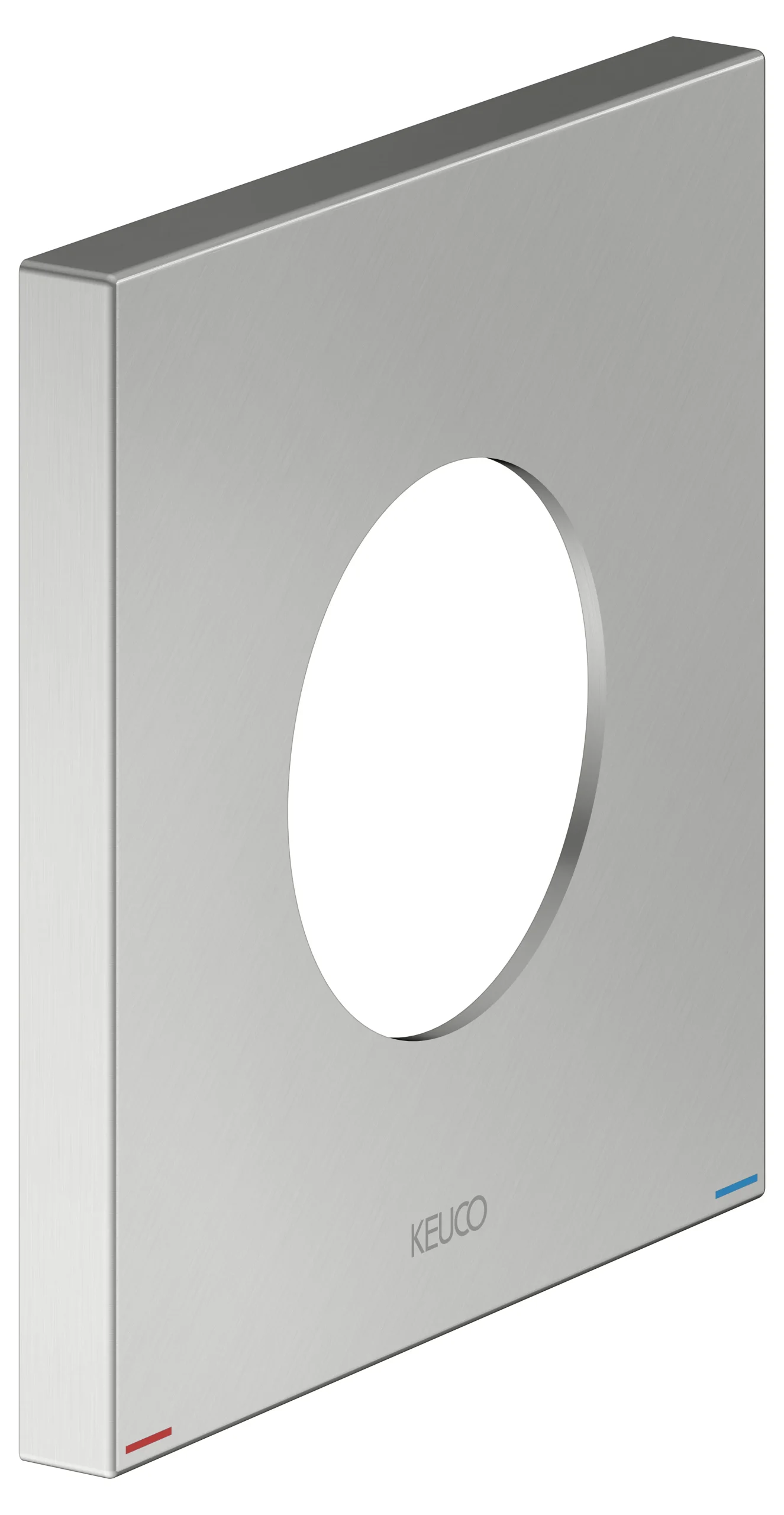 IXMO Wandrosette 105 x 105 mm Edelstahl-fin.