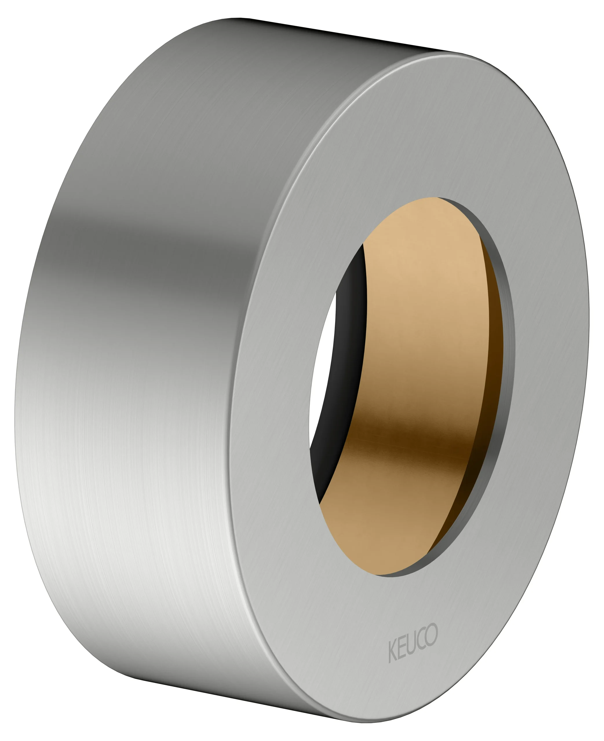 IXMO Verlängerungs-Rosette Höhe 25 mm Edelstahl-finish rund