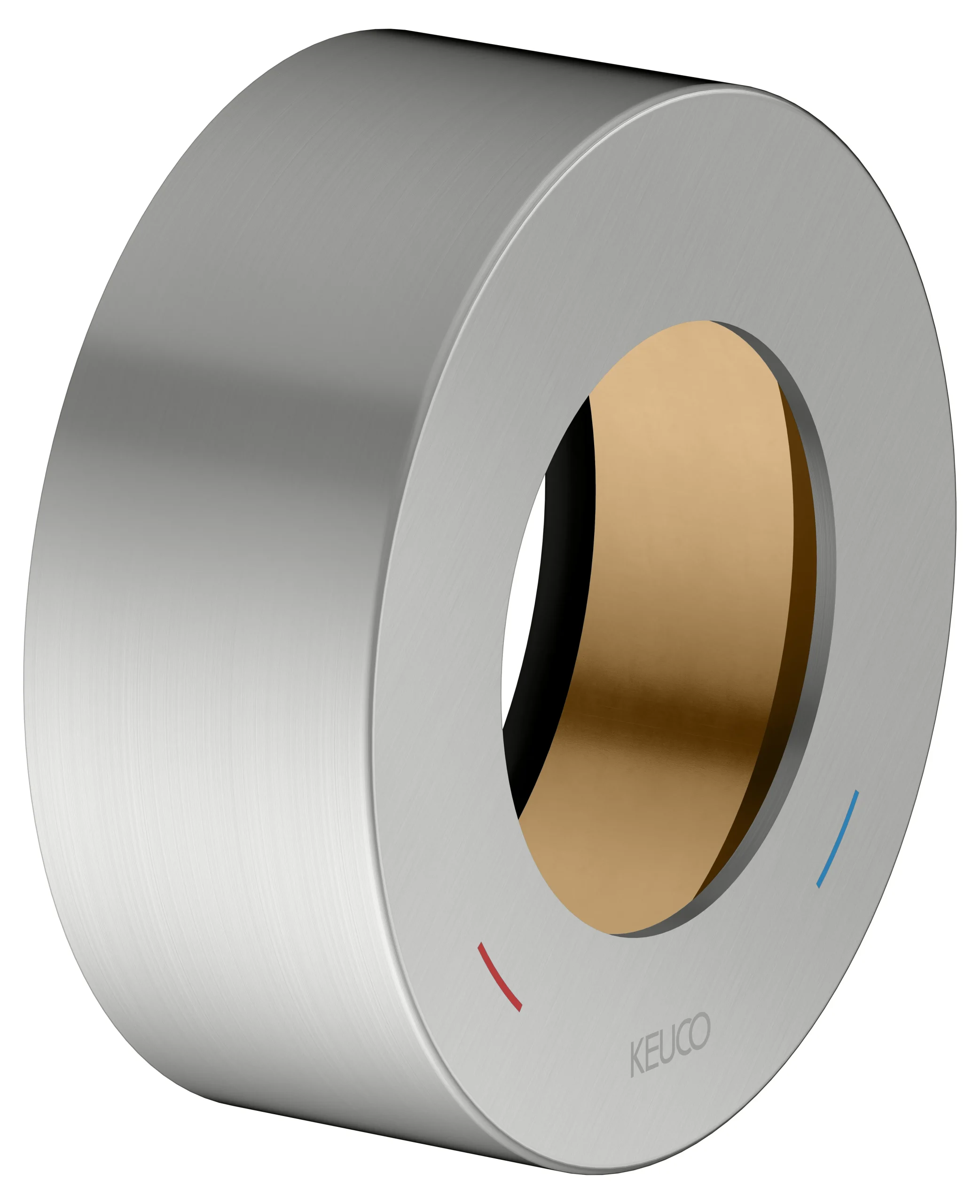 IXMO Verlängerungs-Rosette Höhe 25 mm Edelstahl-finish rd.