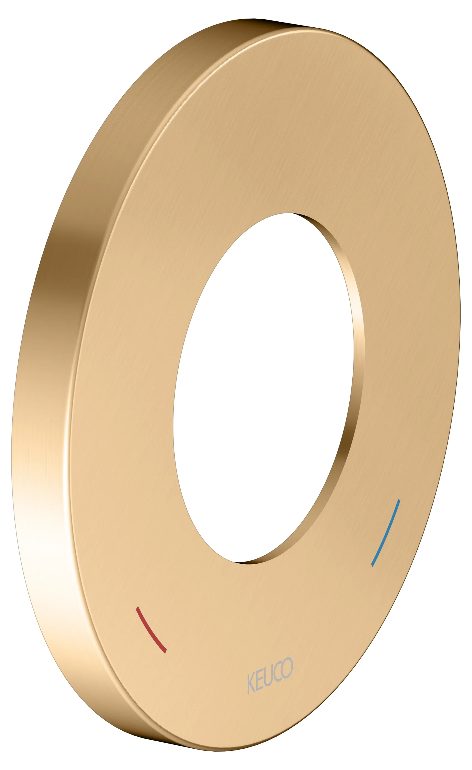 IXMO Wandrosette D: 105 mm Messing geb.