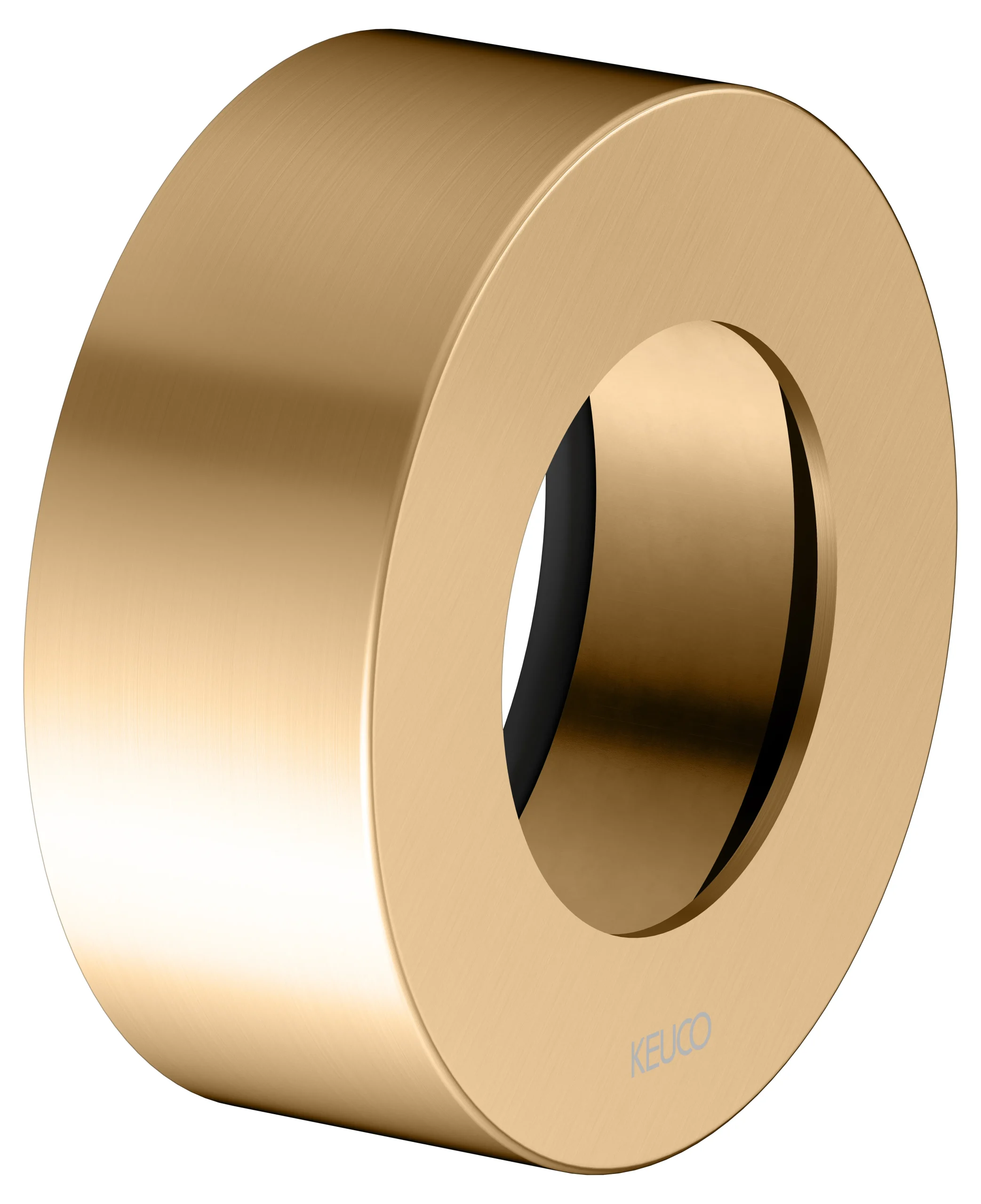 IXMO Verlängerungs-Rosette Höhe 25 mm Messing gebürstet rd.