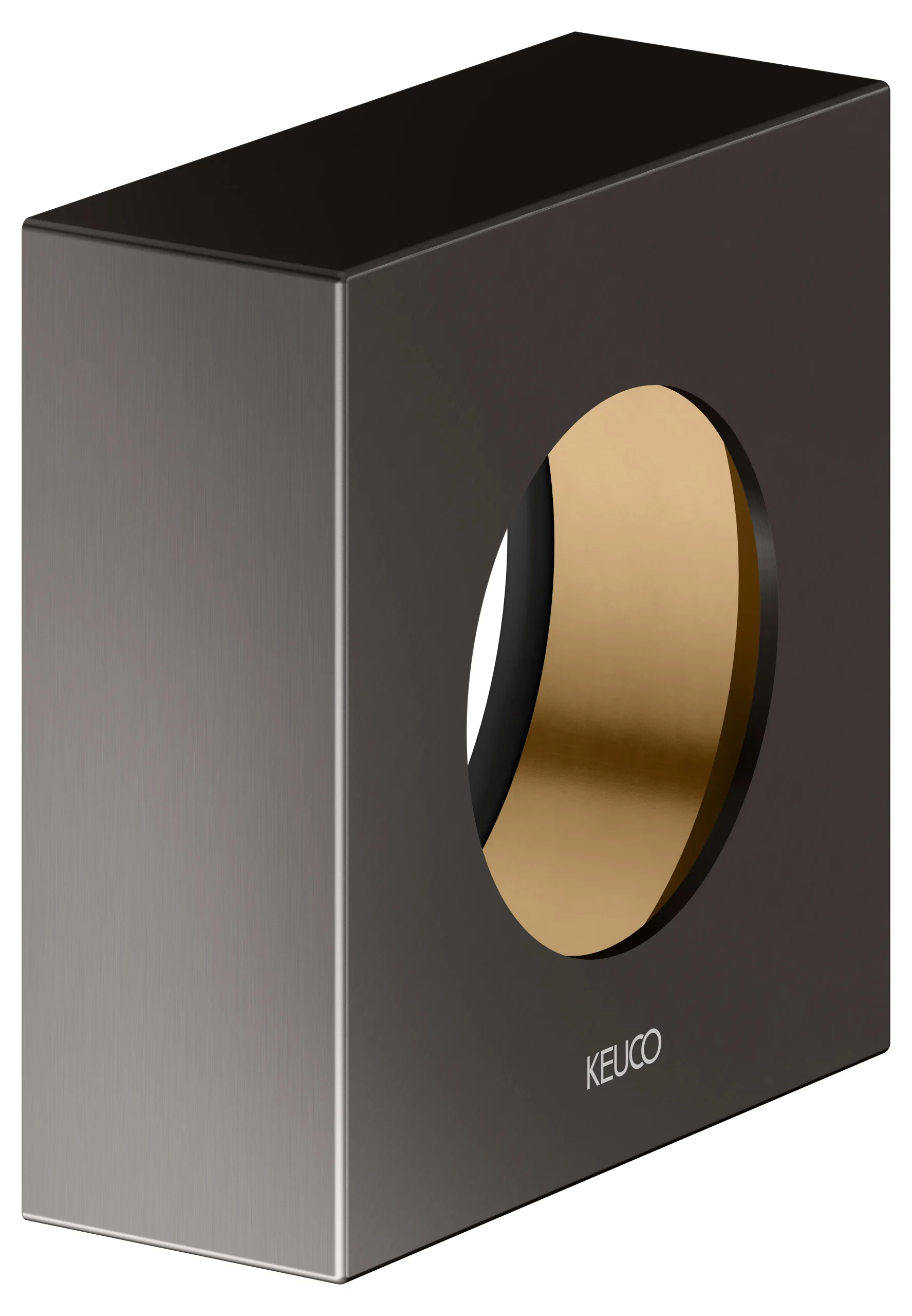 IXMO Verlängerungs-Rosette Höhe 25 mm Titanschwarz gebürstet