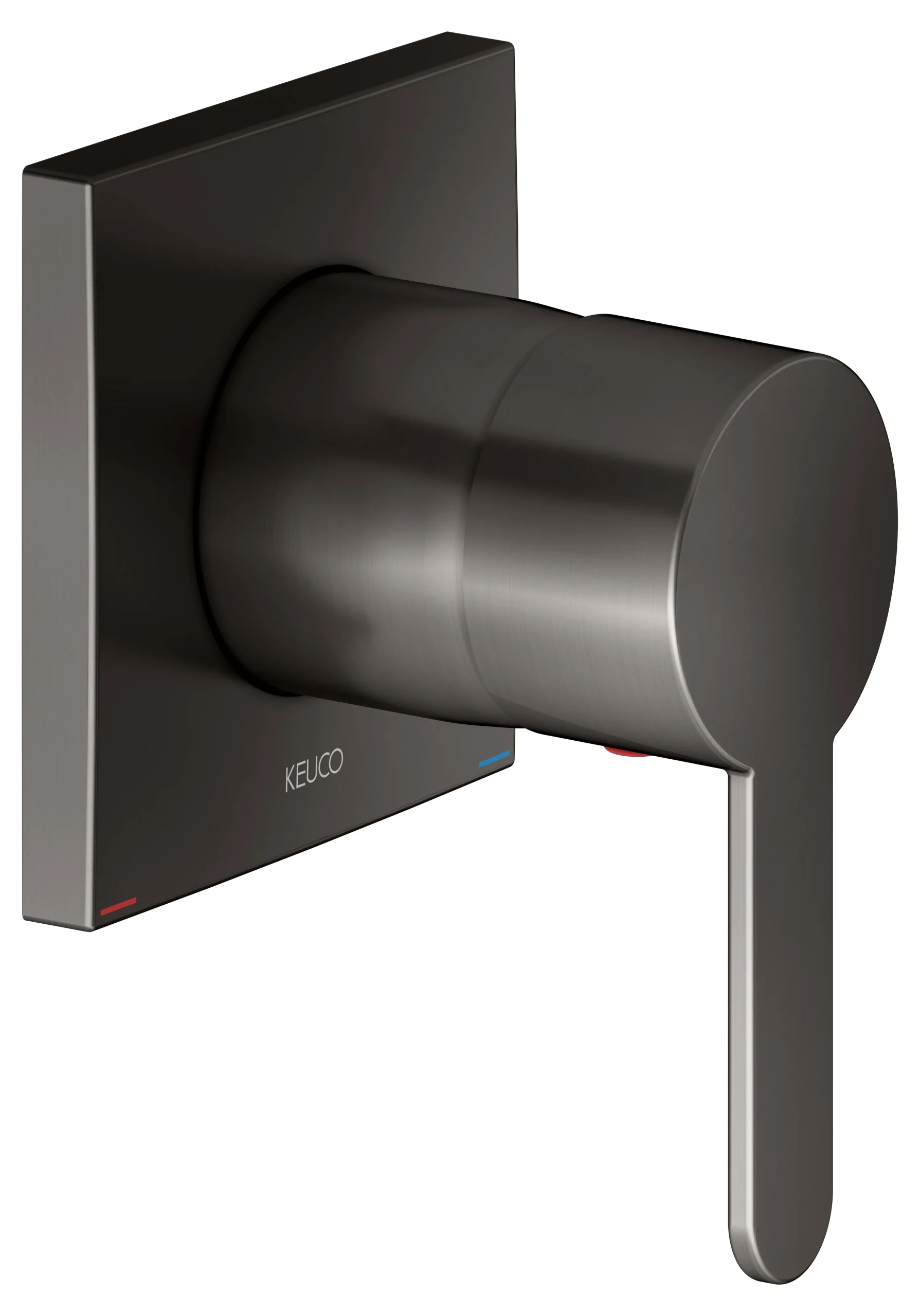 IXMO Einhebelmischer UP DN15 Titanschwarz gebürstet