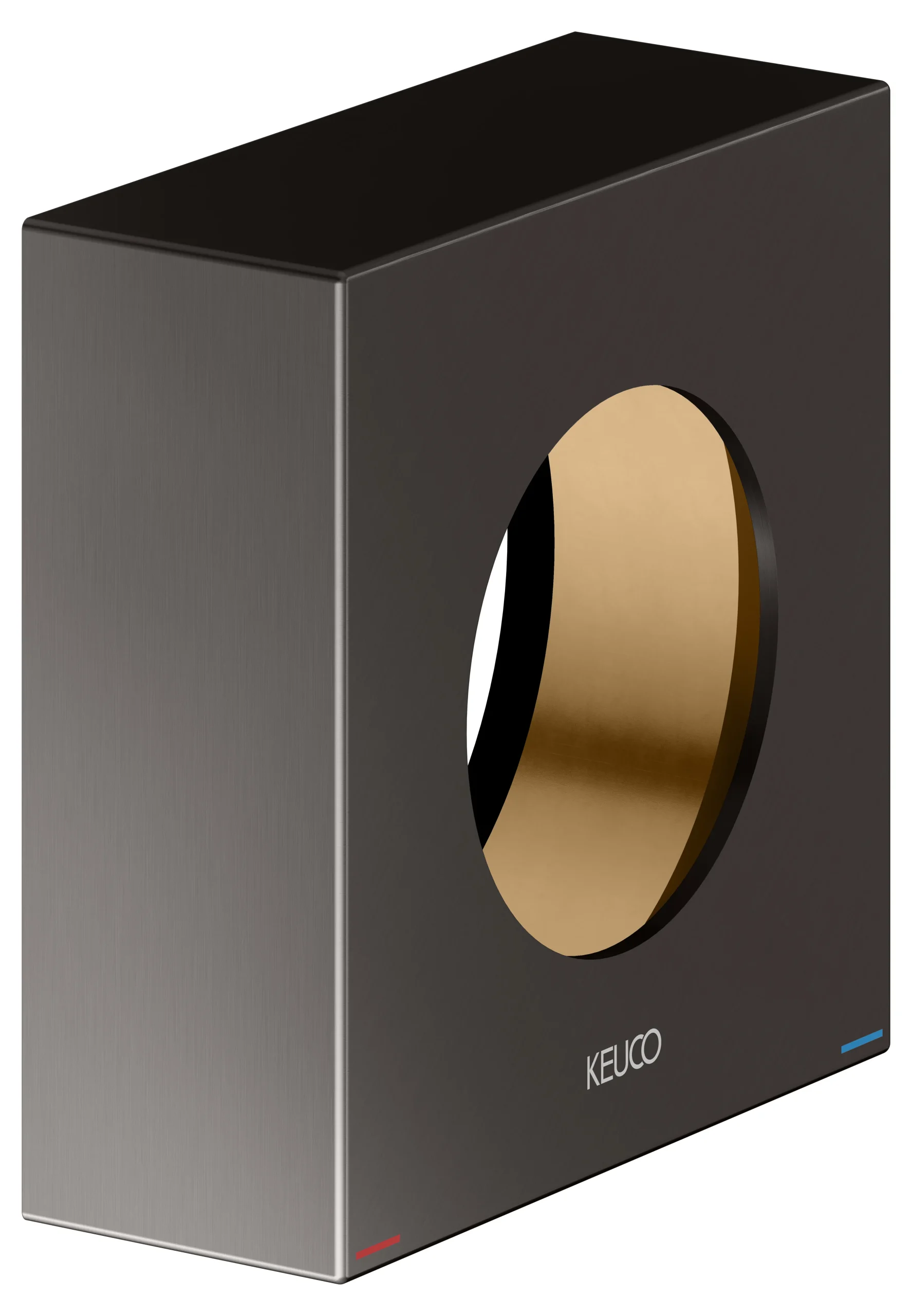 IXMO Verlängerungs-Rosette Höhe 25 mm Titanschwarz geb.