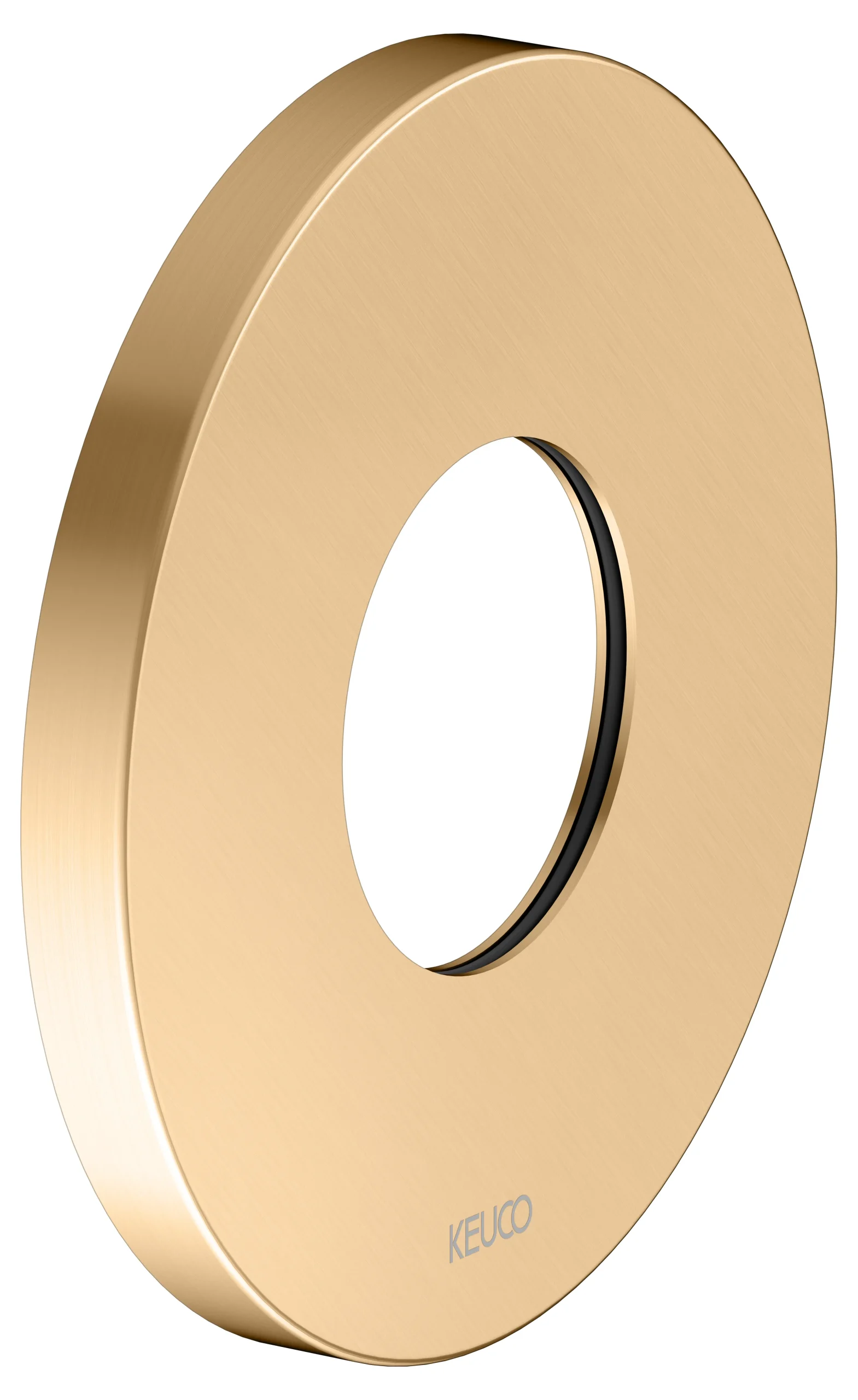 IXMO Wandrosette D: 105 mm Messing gebürs.