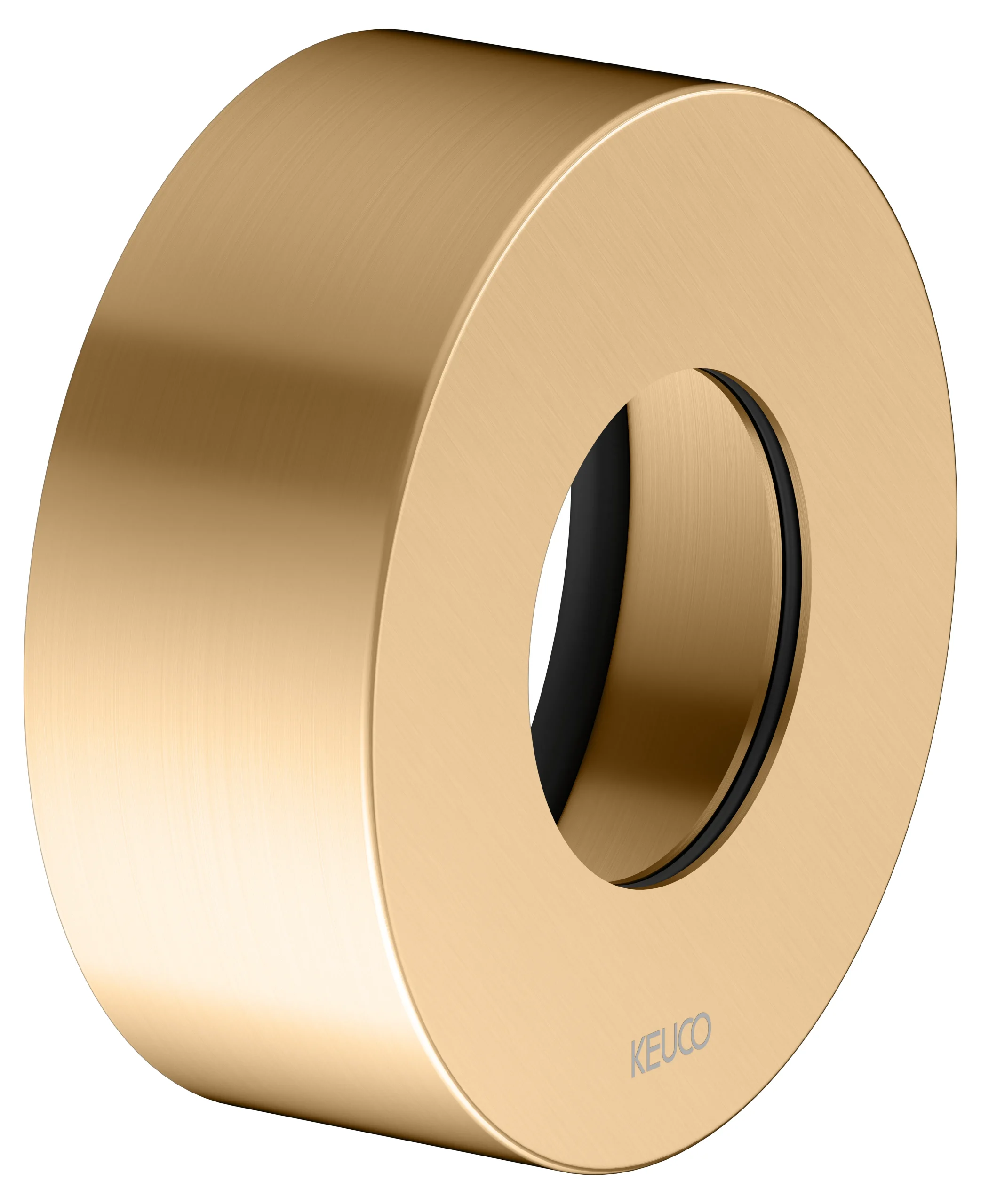 IXMO Verlängerungs-Rosette Höhe 25 mm Messing gebürstet rund