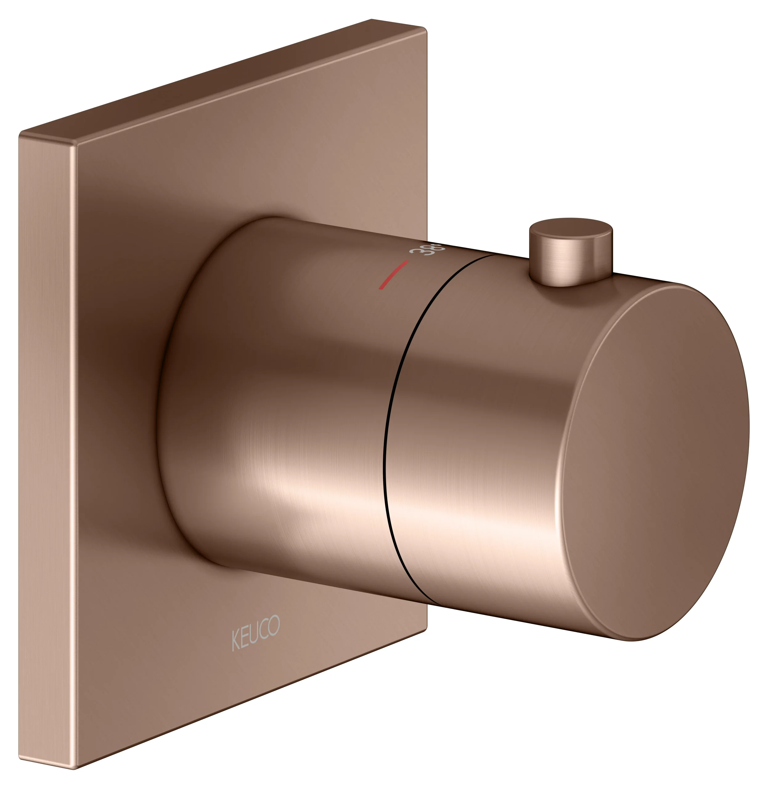 IXMO Thermostatarmatur UP DN15 Rotgold gebürstet