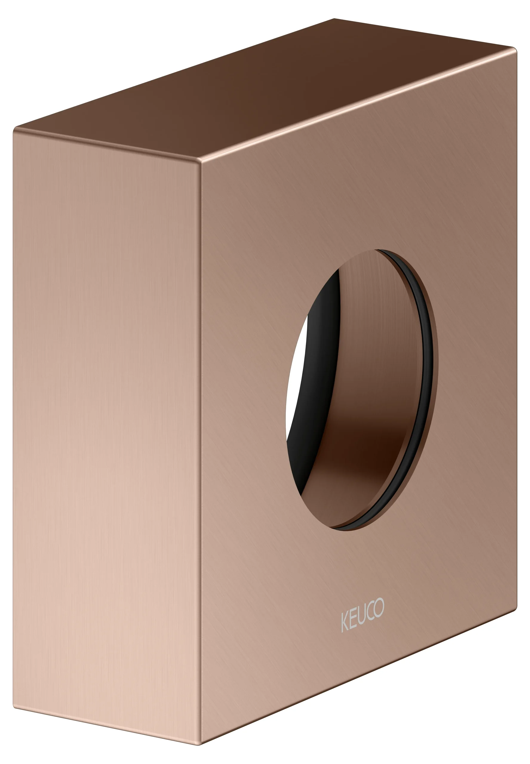 IXMO Verlängerungs-Rosette Höhe 25 mm Rotgold gebürs.