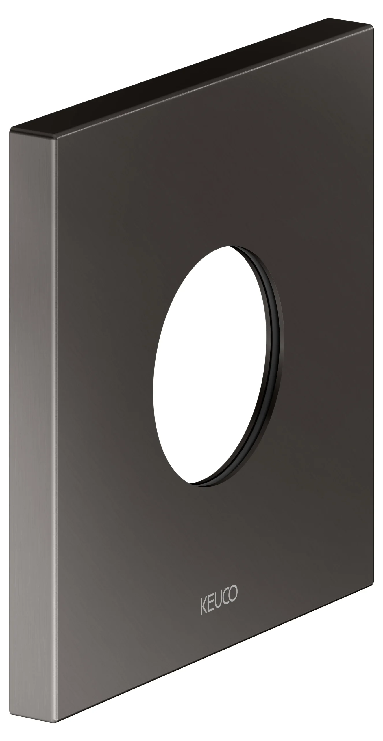 IXMO Wandrosette 105 x 105 mm Titanschwarz gebürstet