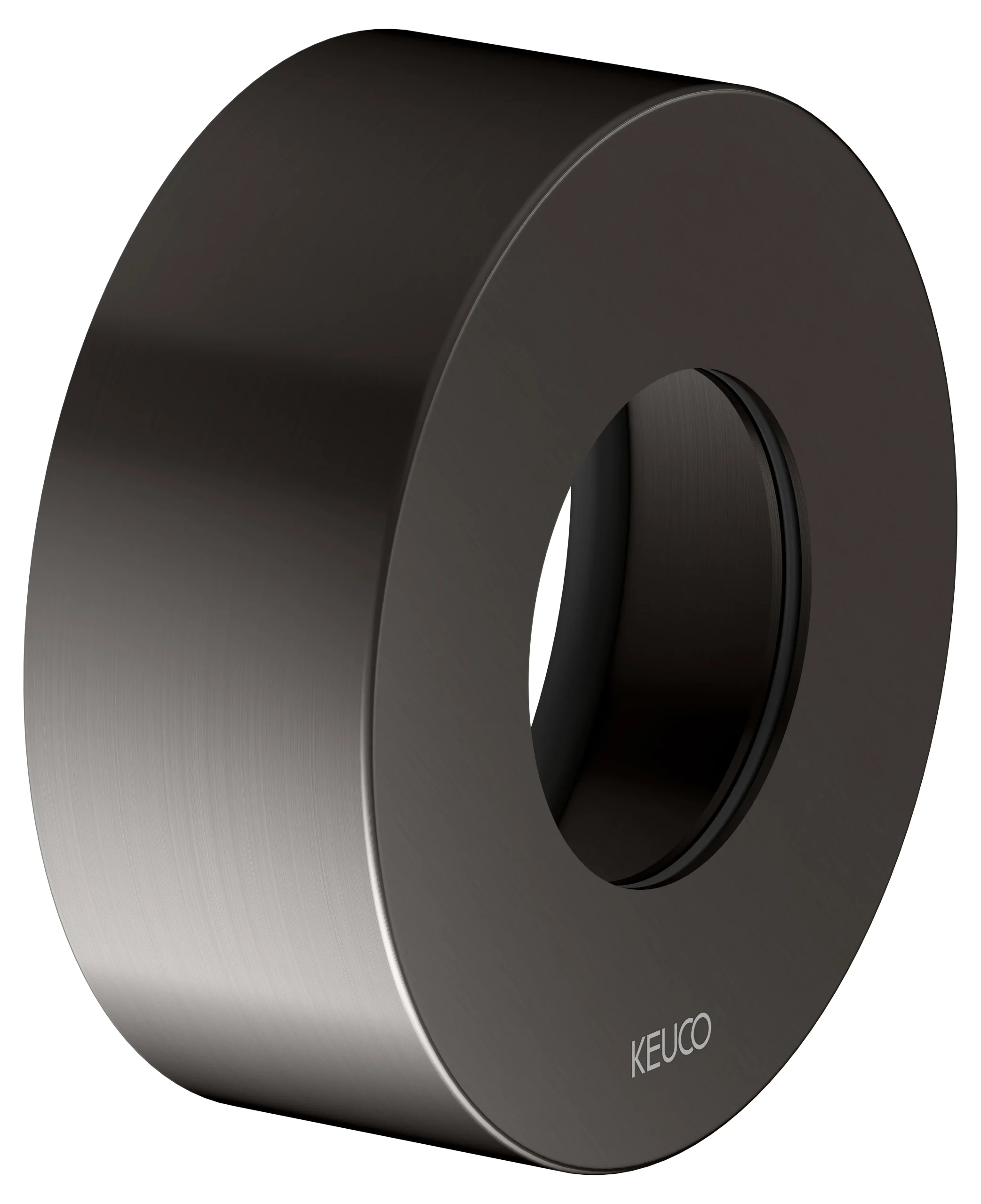 IXMO Verlängerungs-Rosette Höhe 25 mm Titanschwarz gebürstet rd.