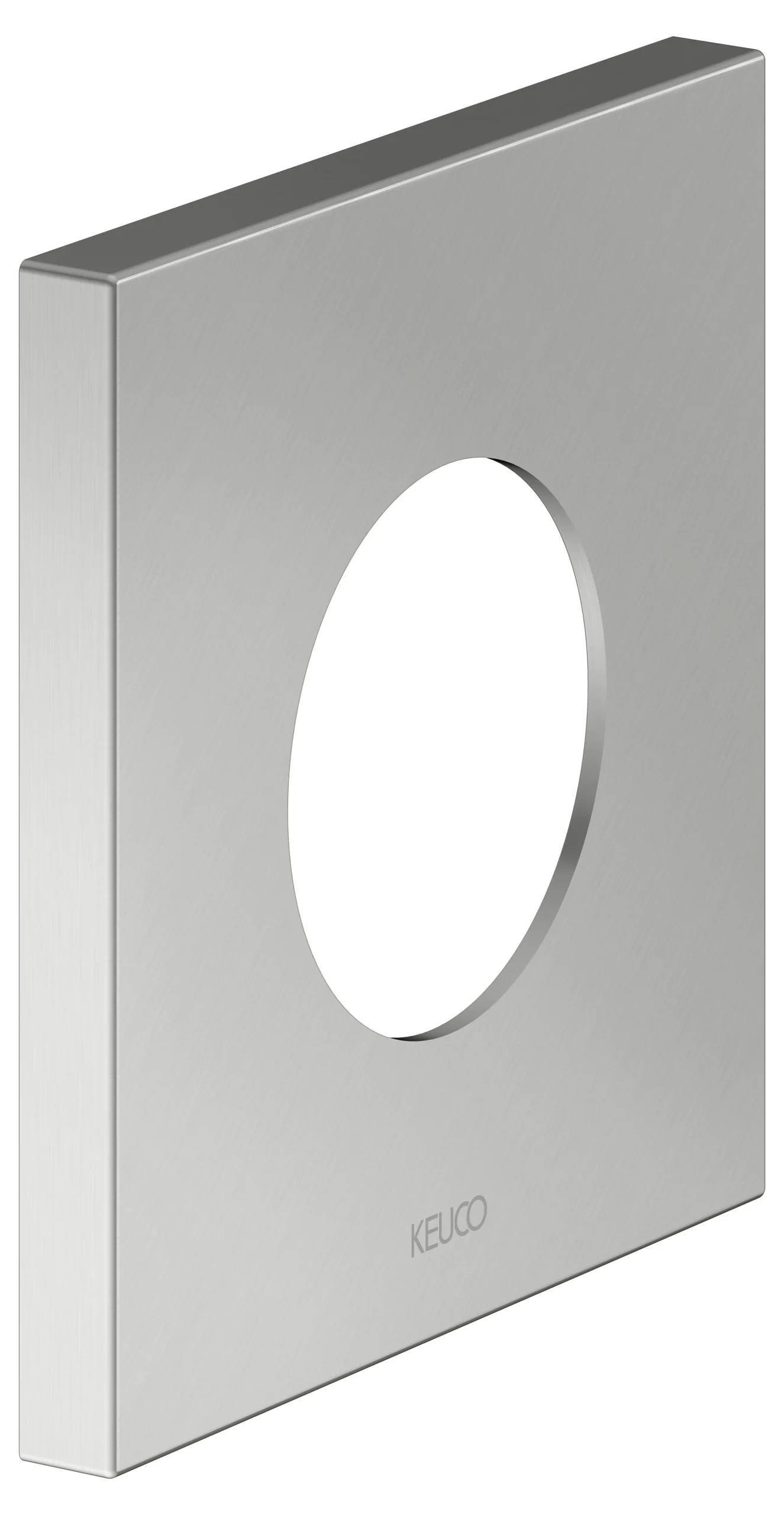 IXMO Wandrosette 105 x 105 mm Edelstahl-fini