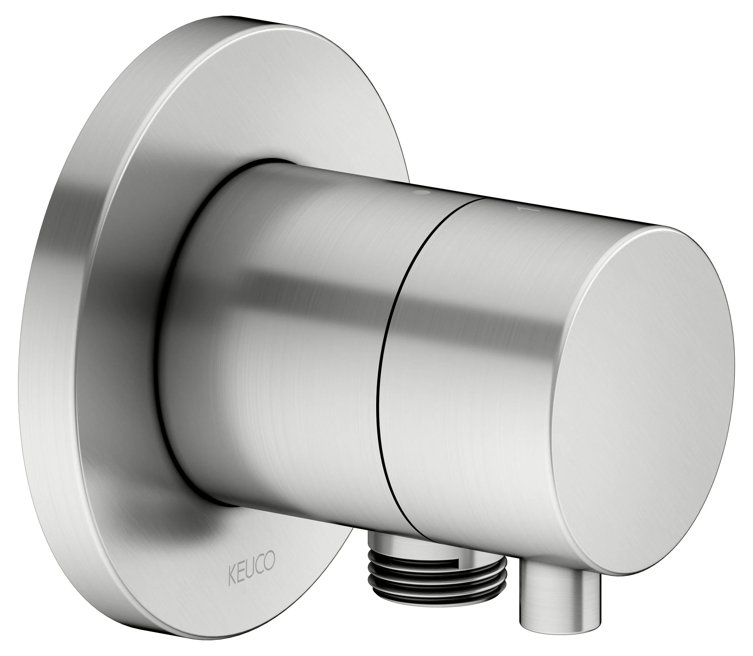 IXMO 2-Wege Umstellventil UP DN15 IXMO Comfort, rund Edelstahl-fini