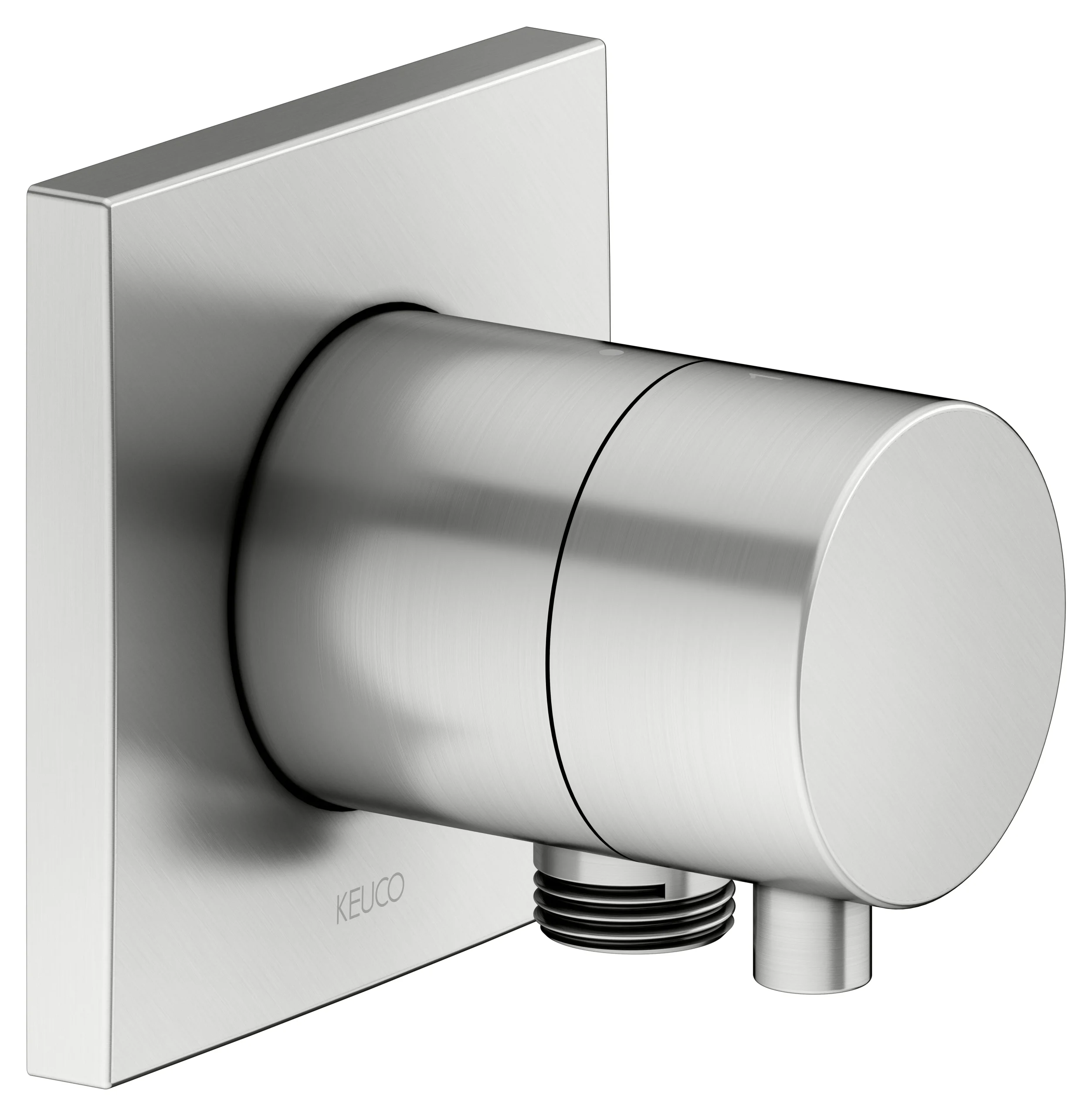 IXMO 2-Wege Umstellventil UP DN15 IXMO Comfort, eckig Edelstahl-finish