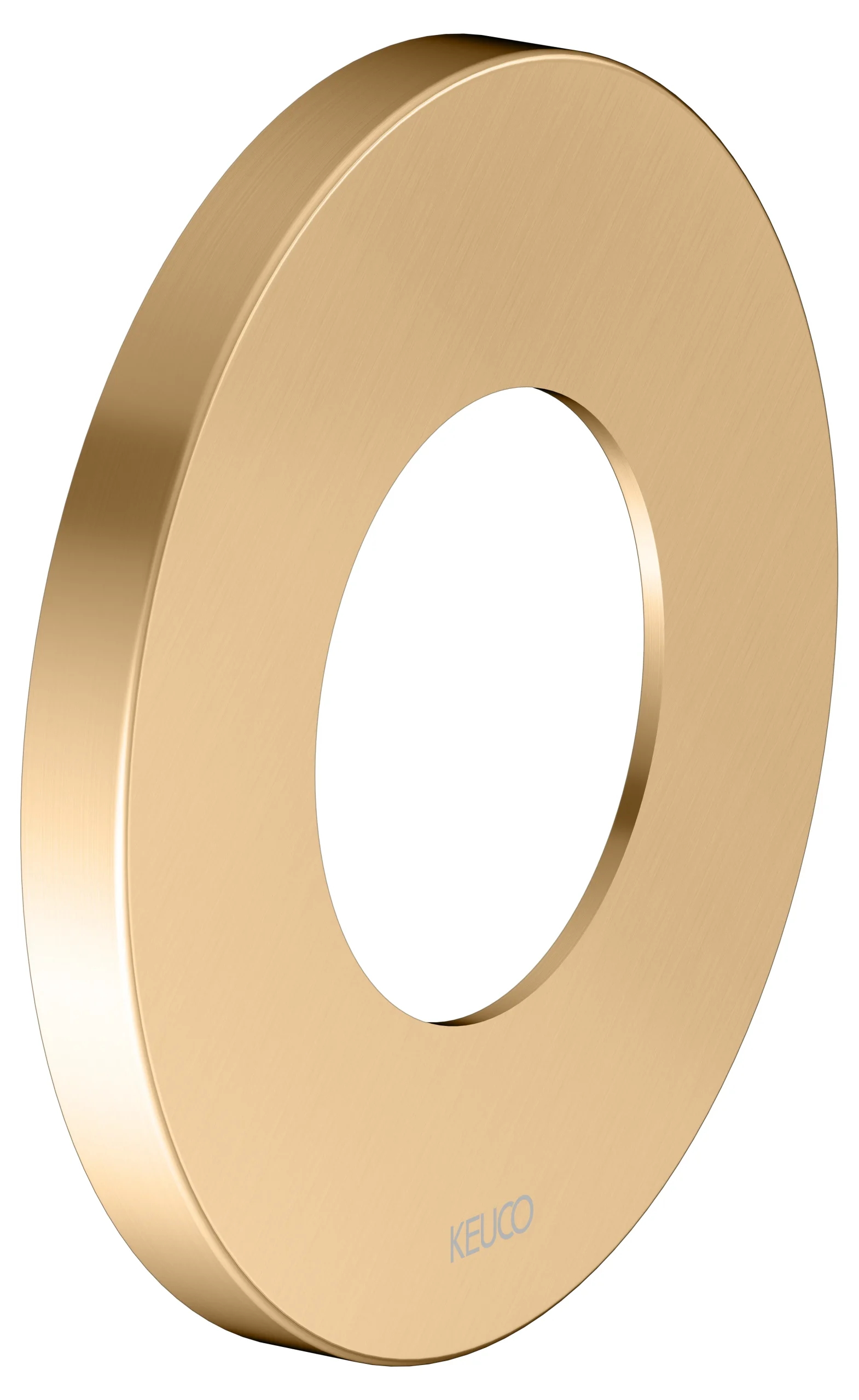 IXMO Wandrosette D: 105 mm Messing gebürstet