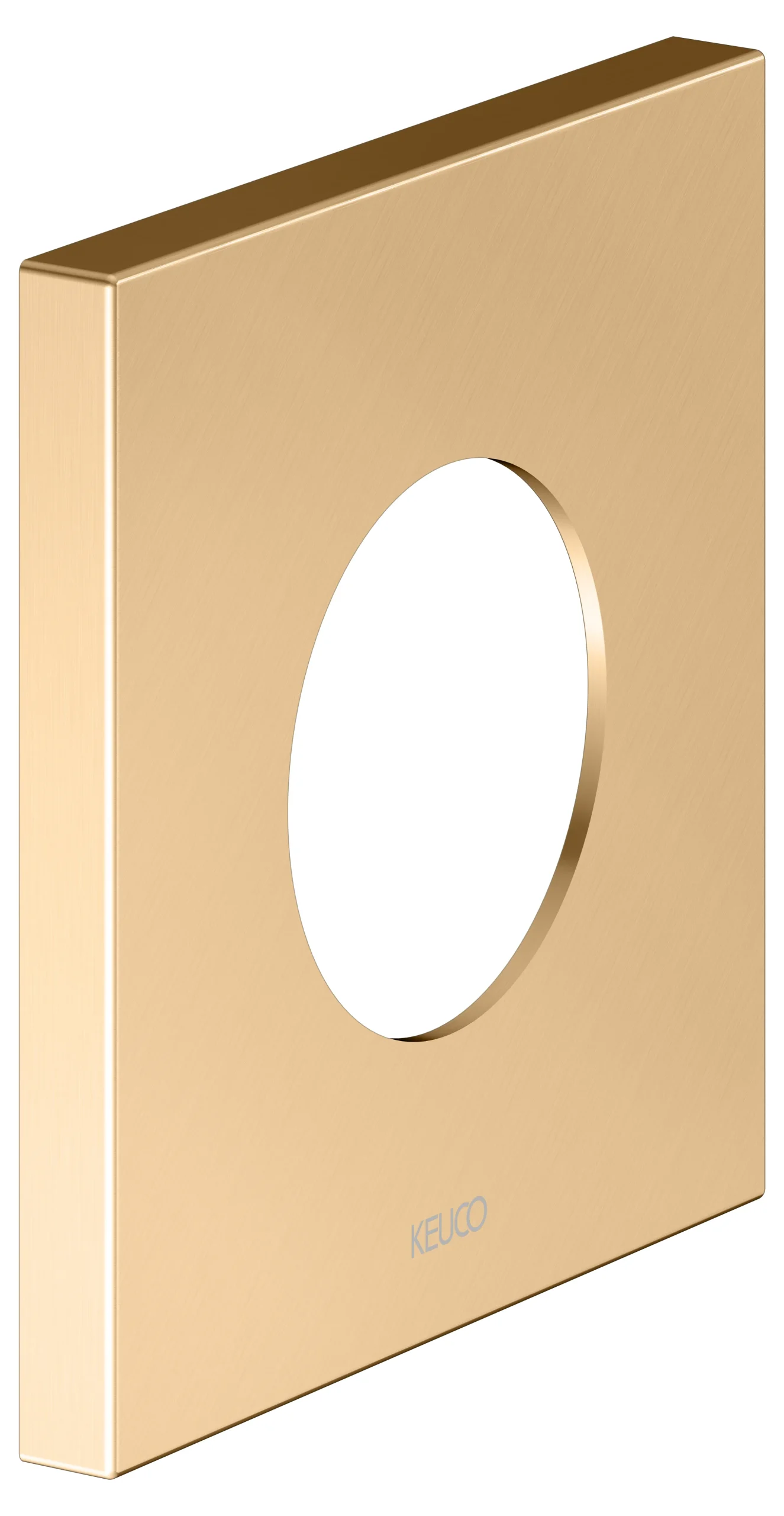 IXMO Wandrosette 105 x 105 mm Messing gebürstet