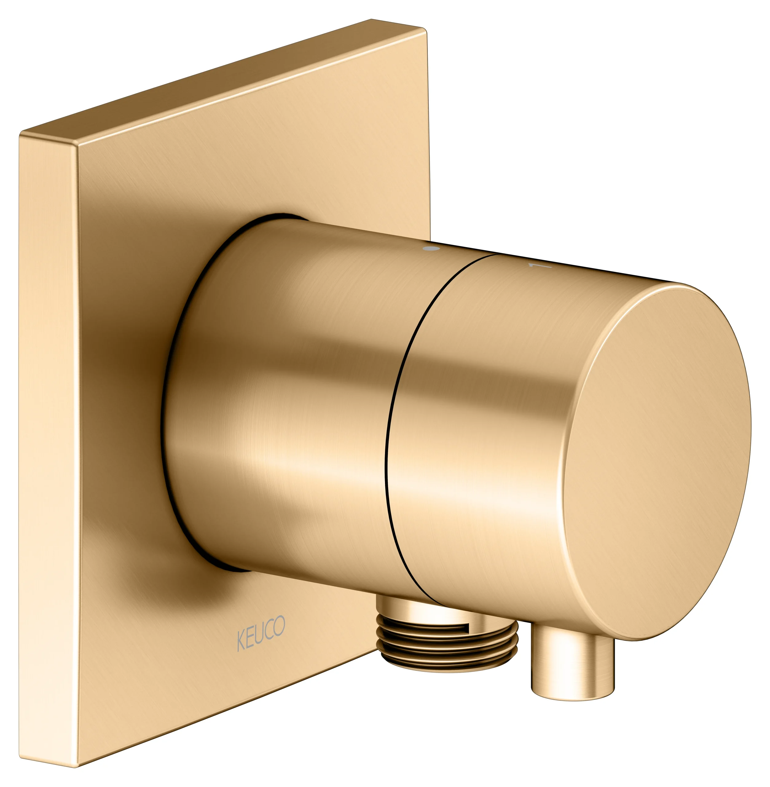 IXMO 2-Wege Umstellventil UP DN15 IXMO Comfort, eckig Messing geb.