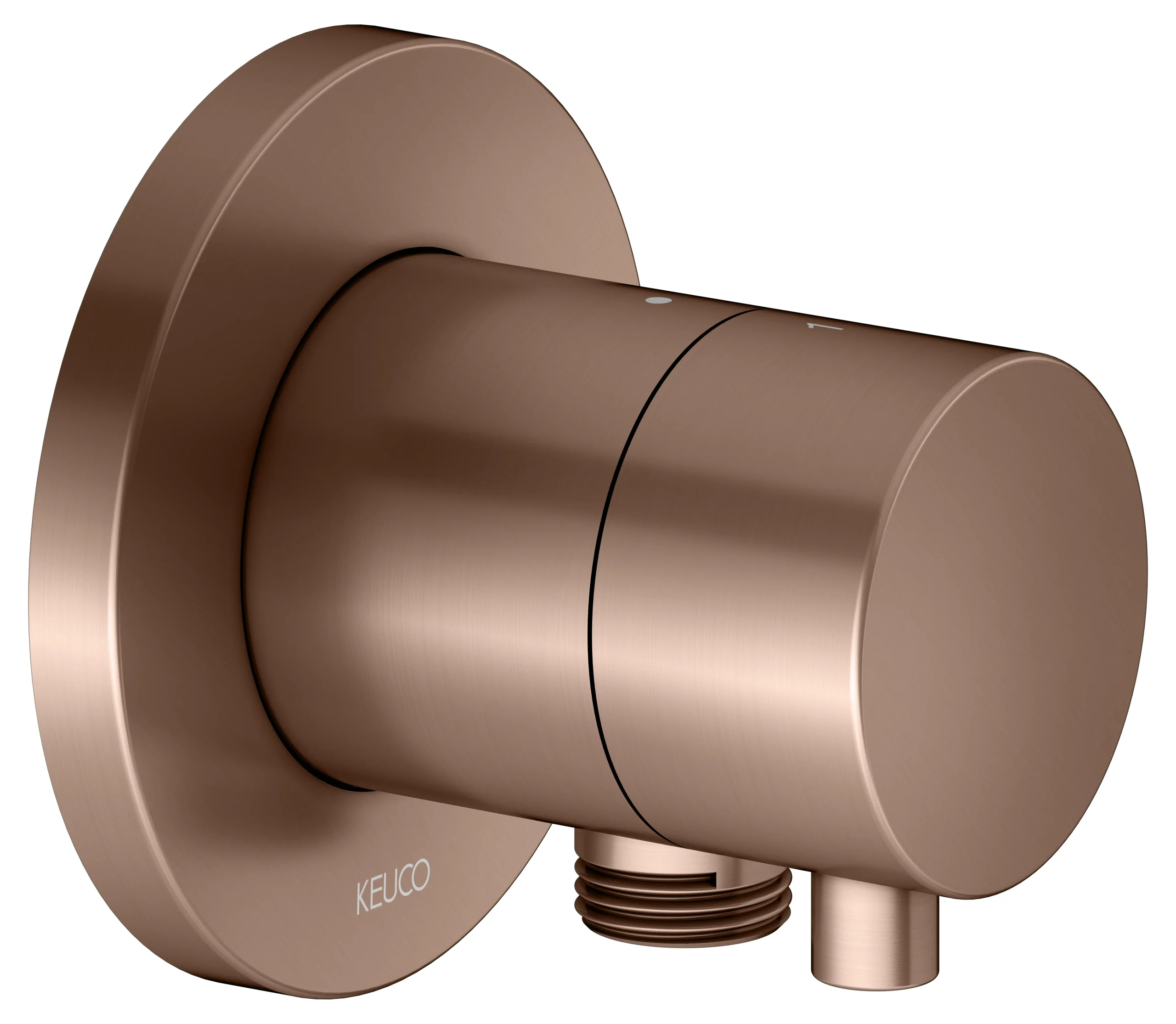 IXMO 2-Wege Umstellventil UP DN15 IXMO Comfort, rund Rotgold geb.