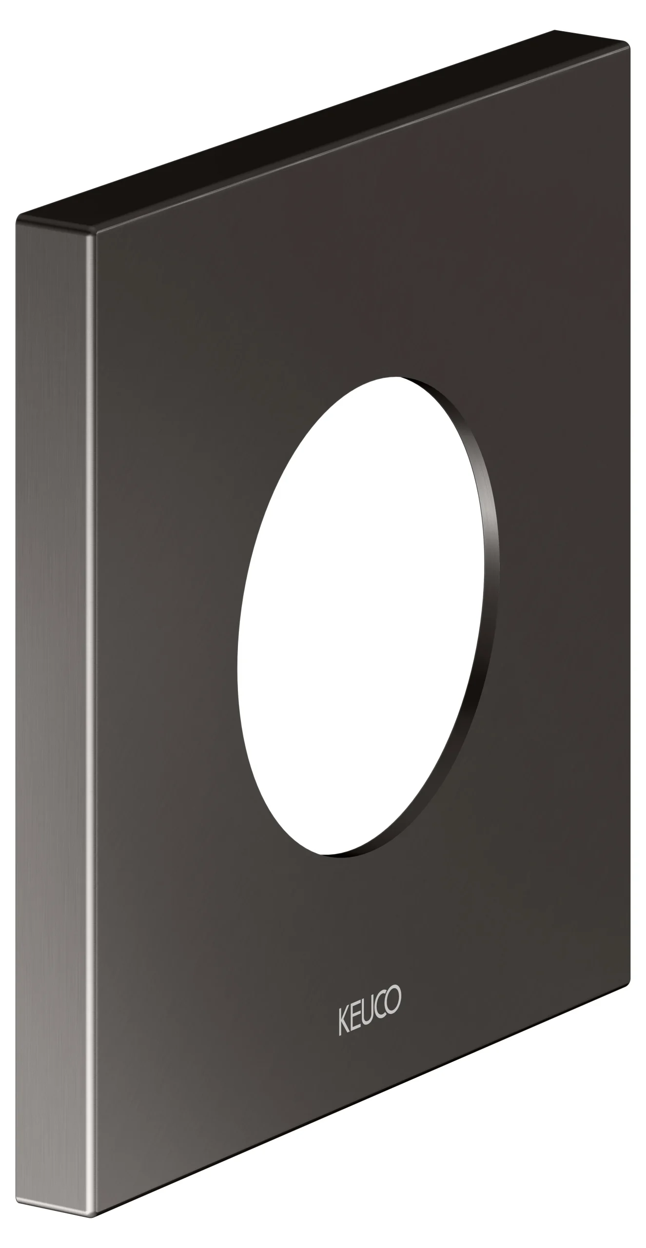 IXMO Wandrosette 105 x 105 mm Titanschwarz gebürs