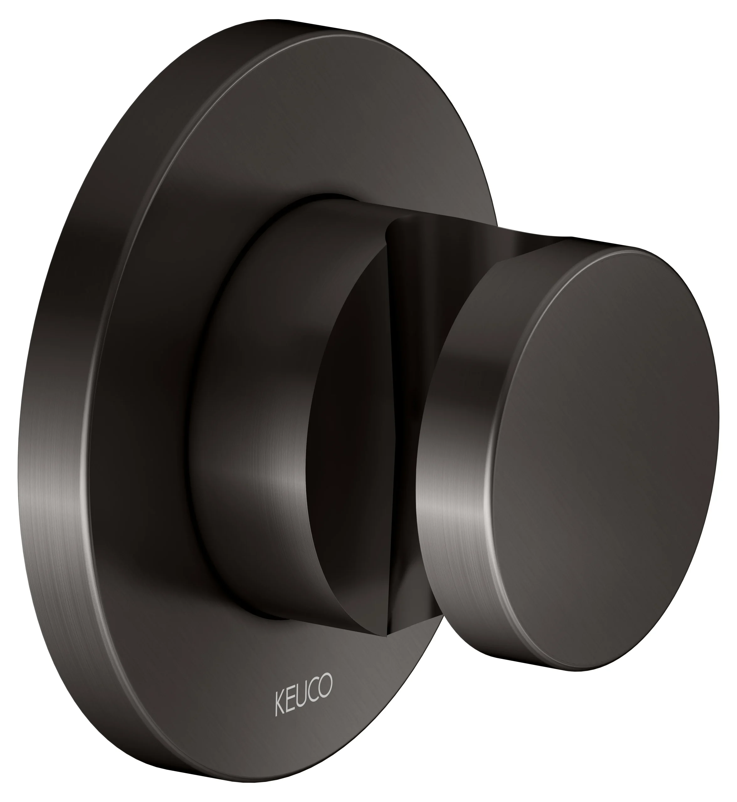 IXMO Wandbrausehalter Titanschwarz gebürst