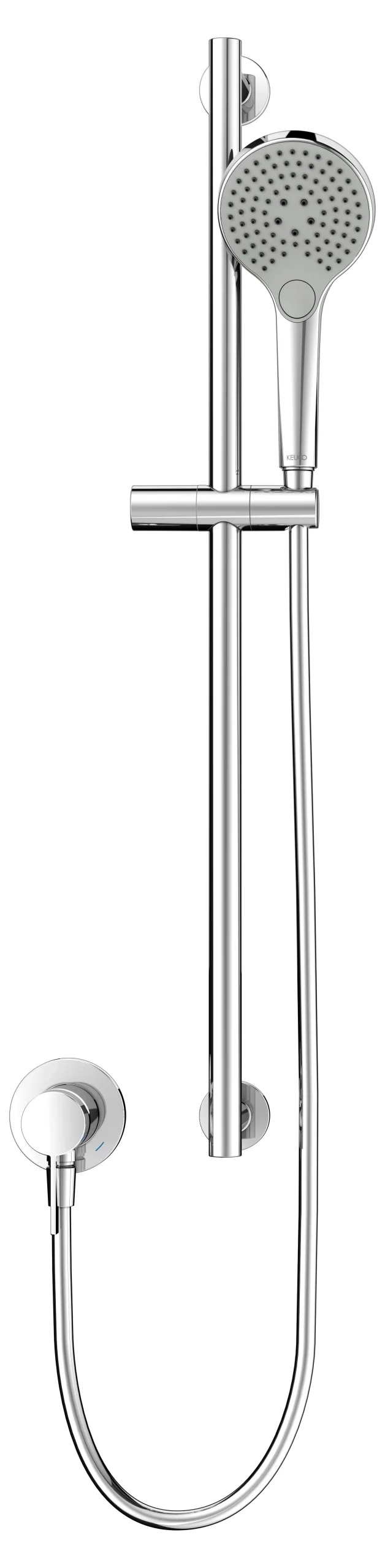 IXMO Sets IXMO_solo Brause-Set 1 Einhebel-Brausemischer, rund mit Brausestange verchromt