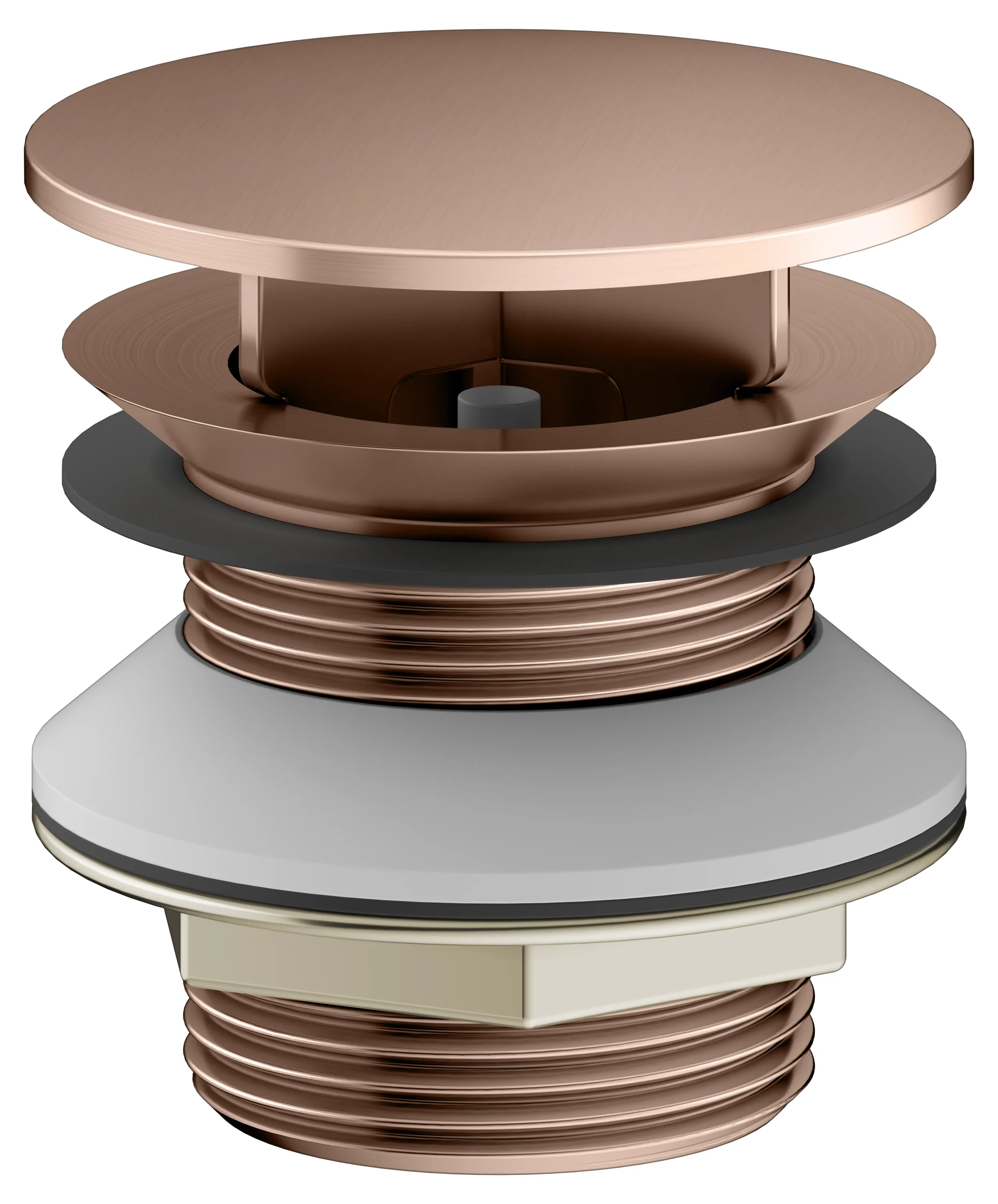 Armaturenzubehör Schaftventil G 1 1/4 Rotgold gebürstet