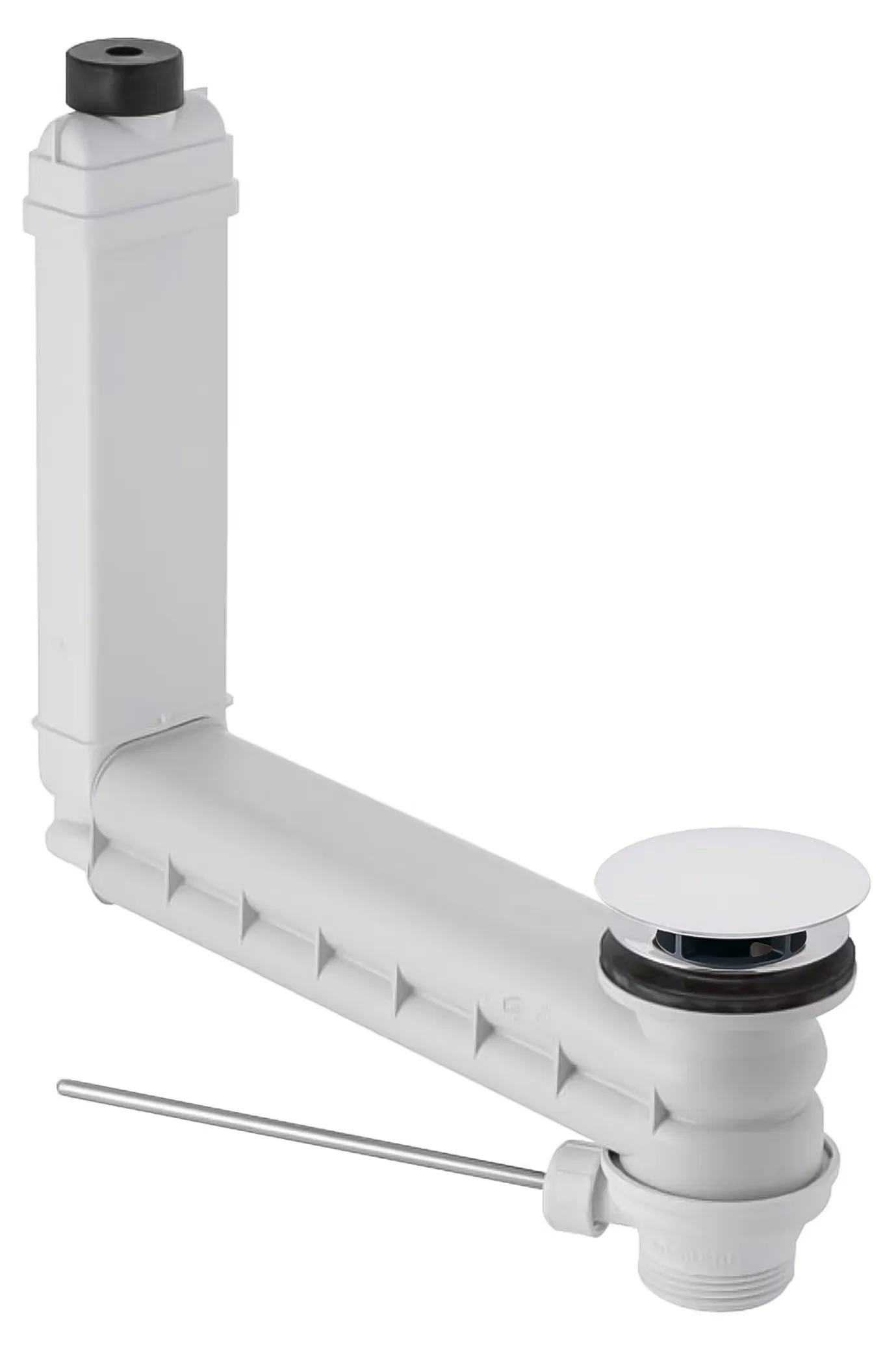 Armaturenzubehör Ab- und Überlaufgarnitur CLOU für EHM mit Zugstange verchromt