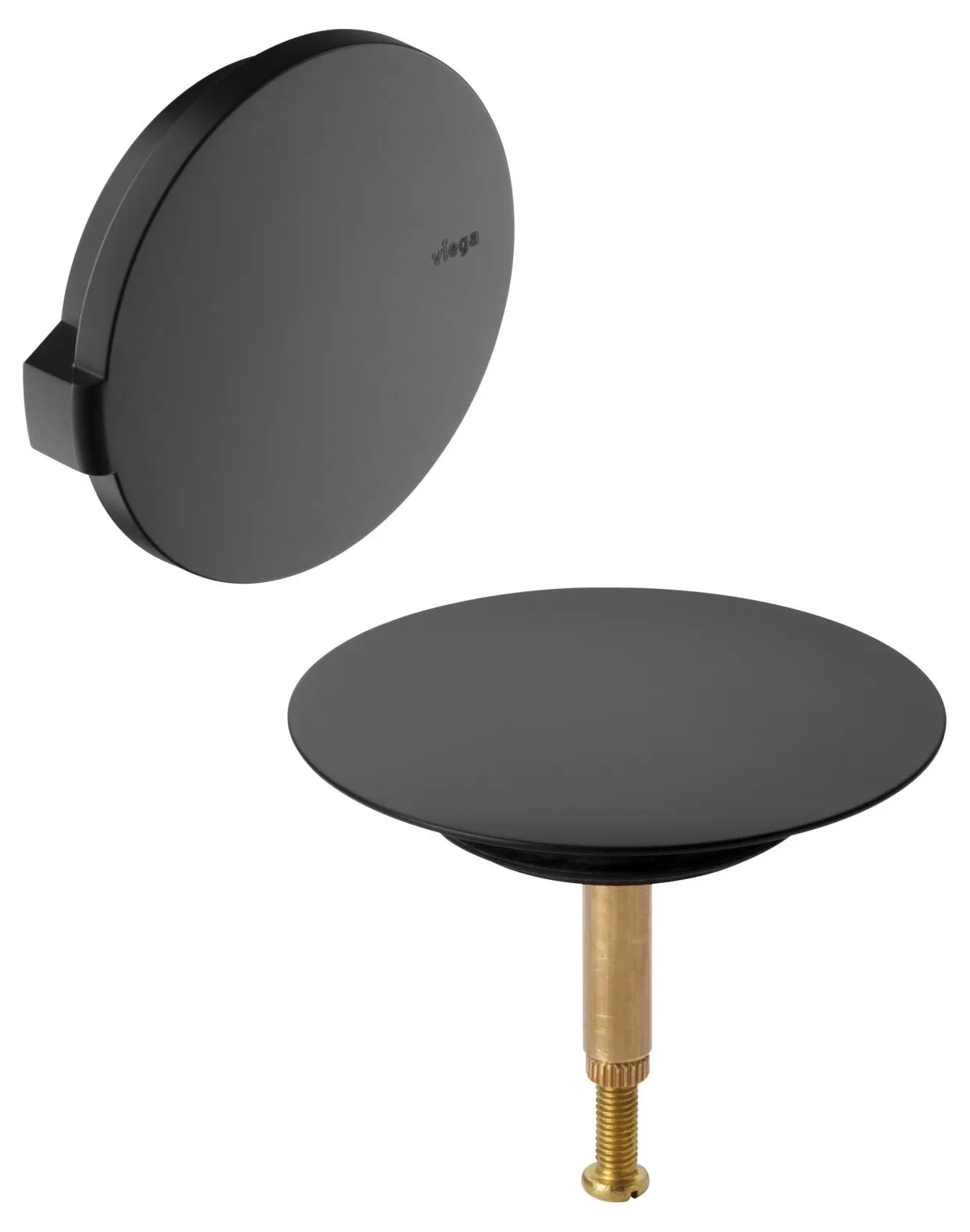 Armaturenzubehör Multiplex Ablaufset schwarz matt