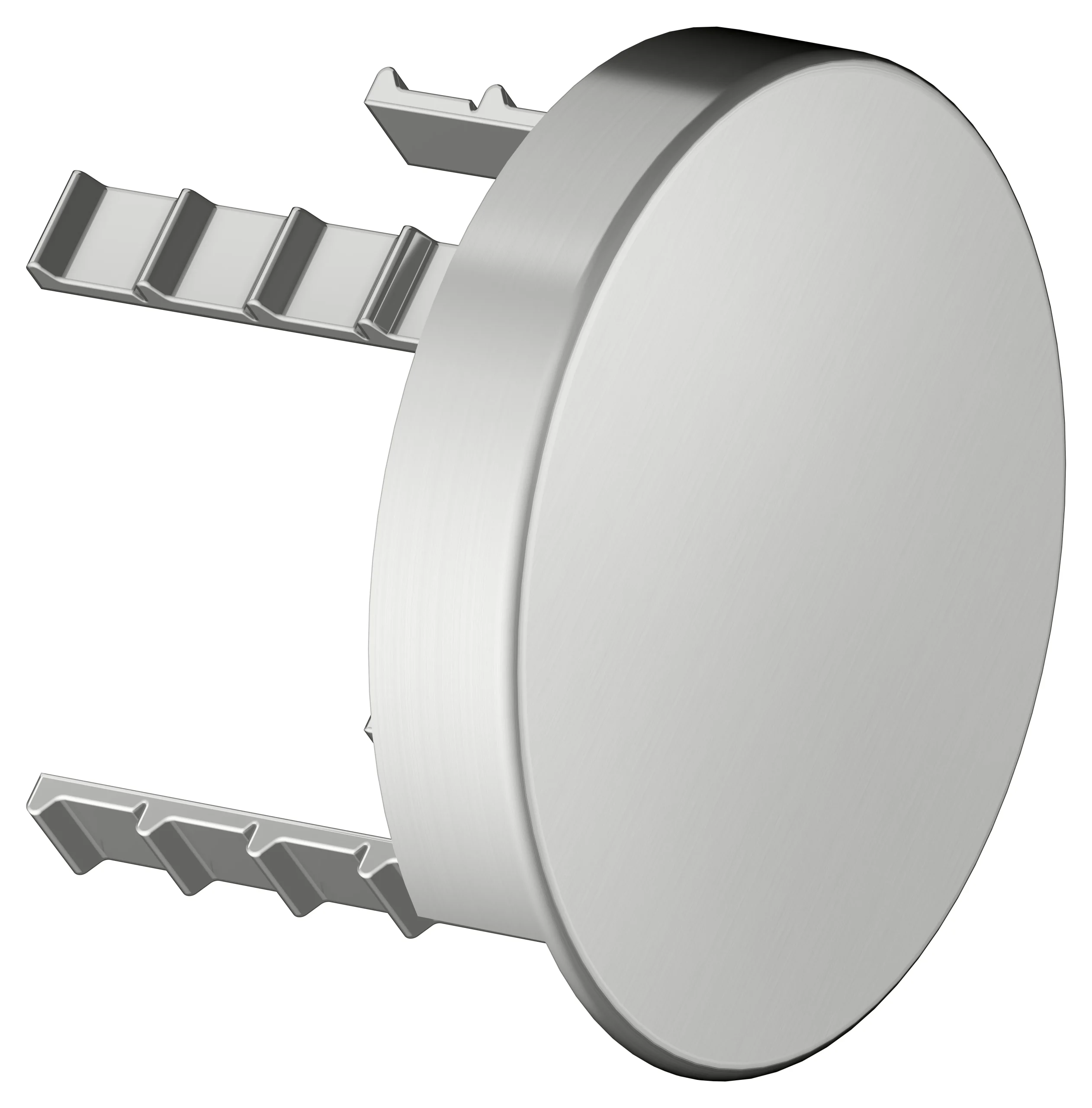 Armaturenzubehör Abdeckblende D: 90 mm Edelstahl-finish