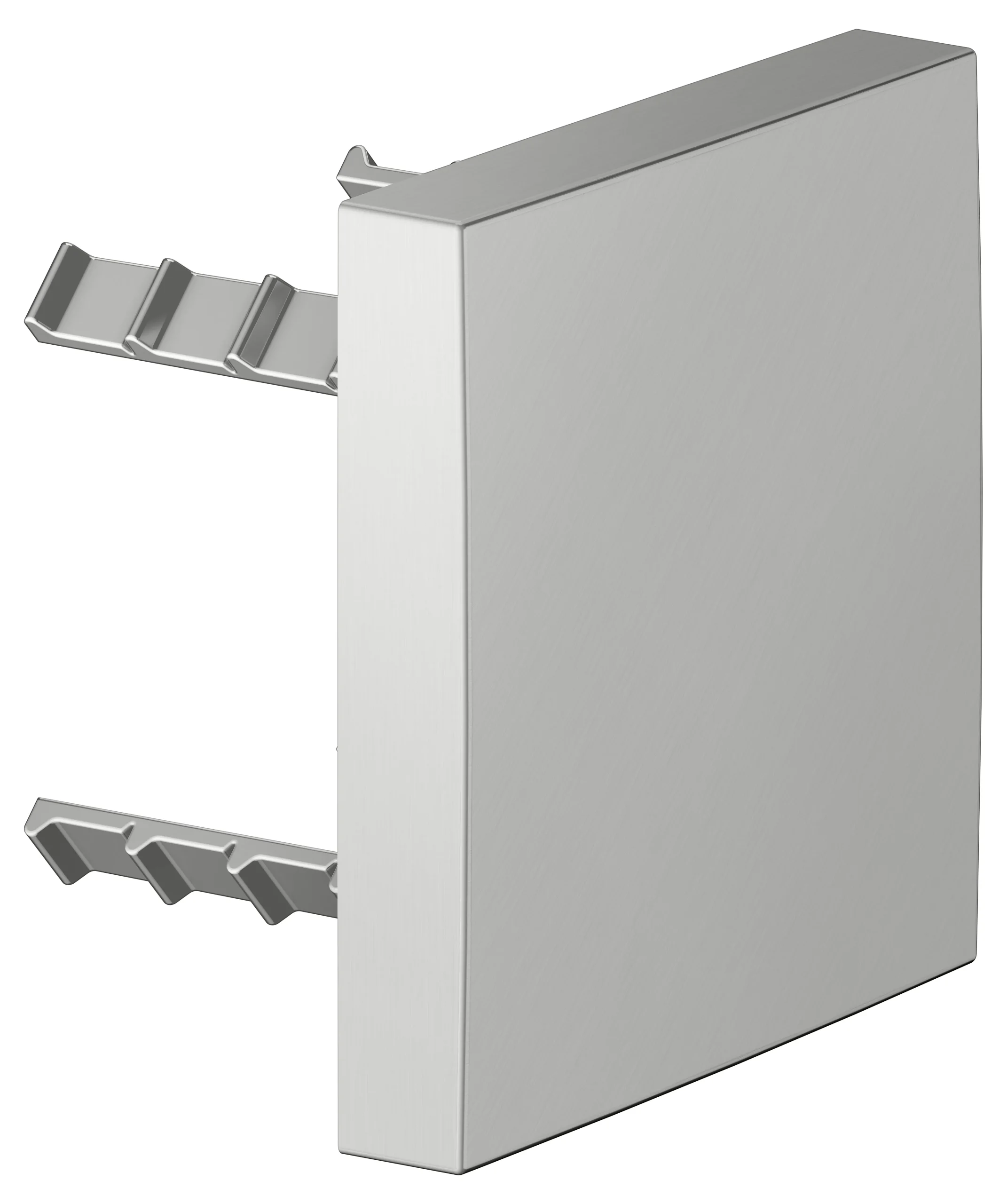 Armaturenzubehör Abdeckblende 90 x 90 mm Edelstahl-finish