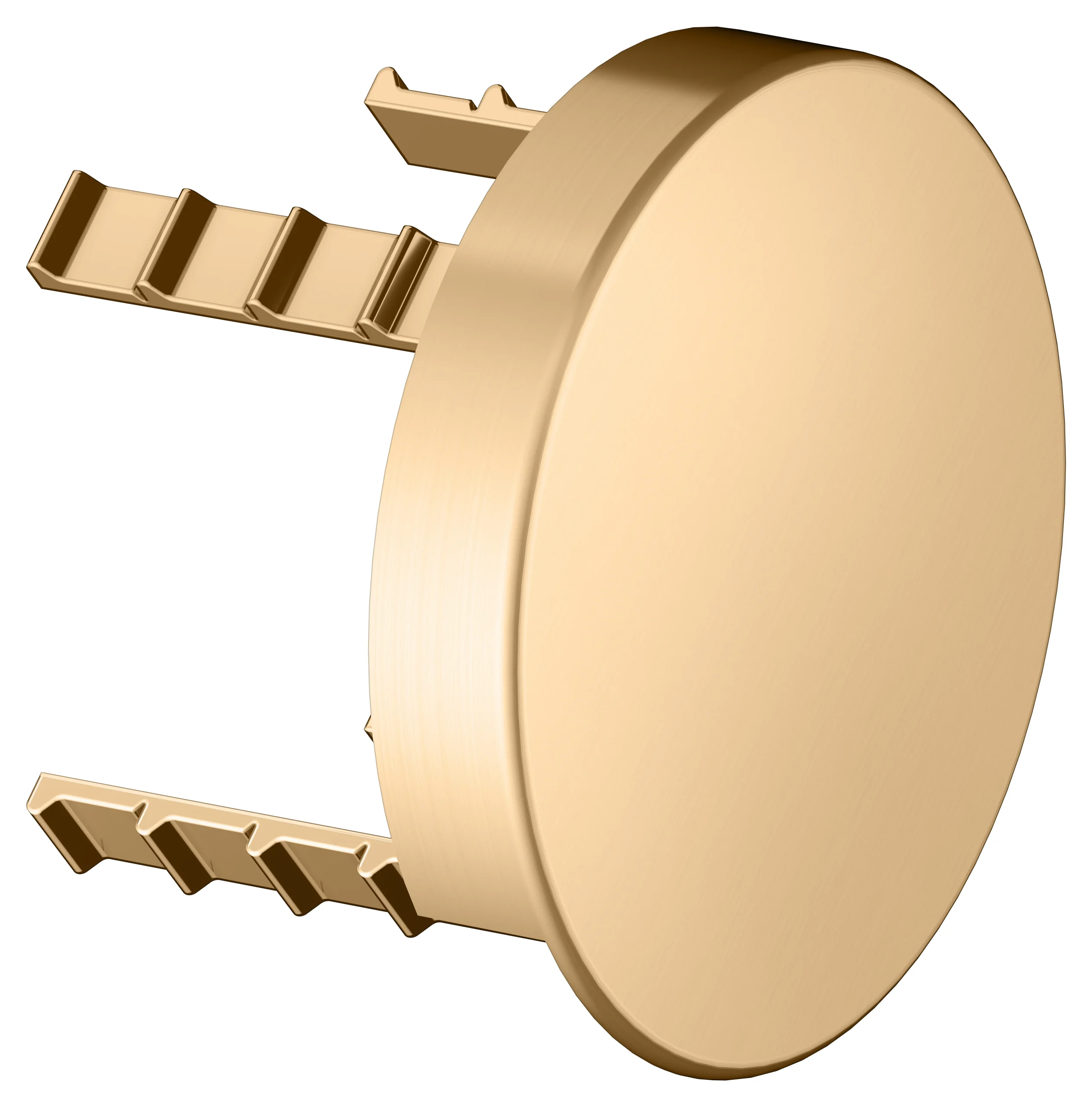 Armaturenzubehör Abdeckblende D: 90 mm Messing gebürstet