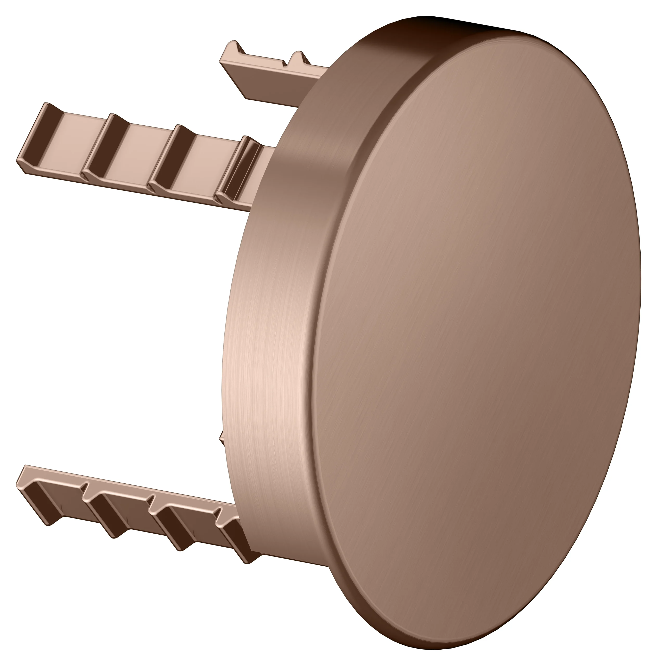 Armaturenzubehör Abdeckblende D: 90 mm Rotgold gebürstet