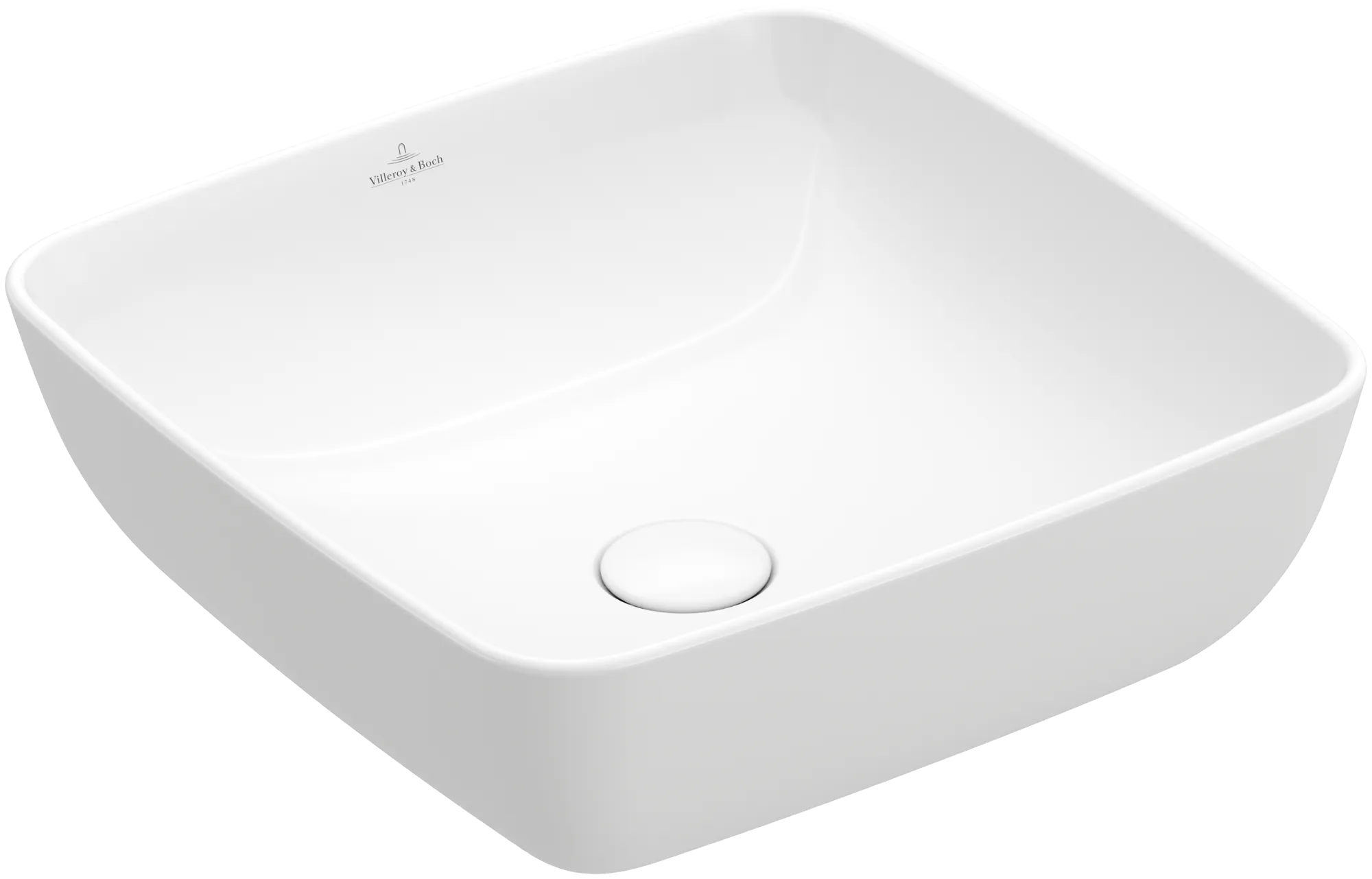 Villeroy & Boch Aufsatzwaschtisch aus TitanCeram „Artis“ 130 mm in Weiß Alpin