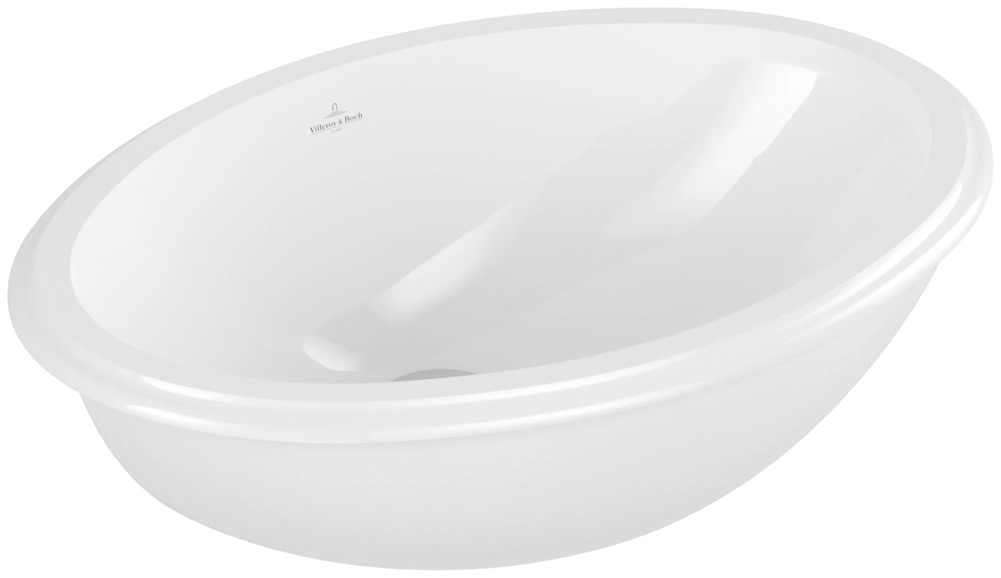 Villeroy & Boch Unterbauwaschtisch „Evana“ 500 × 350 × 200 mm in Weiß Alpin