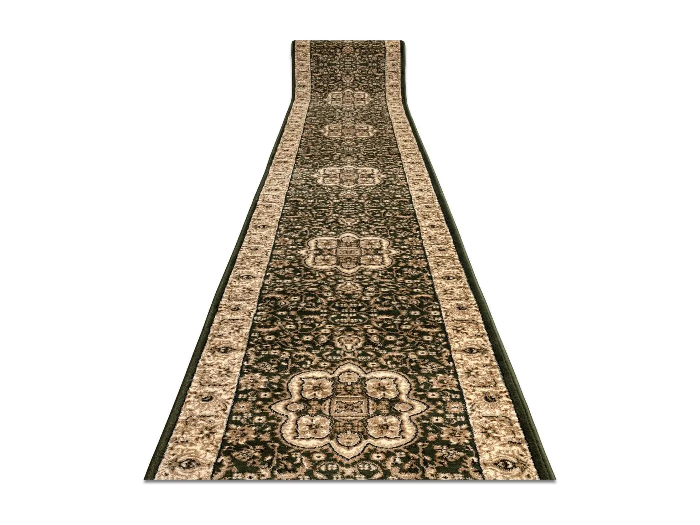 Läufer HEAT-SET ROYAL AGY 0521 grün 90x990 cm