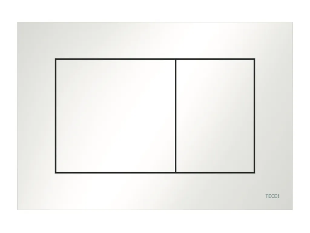 now WC-Betätigungsplatte weiß glzd.