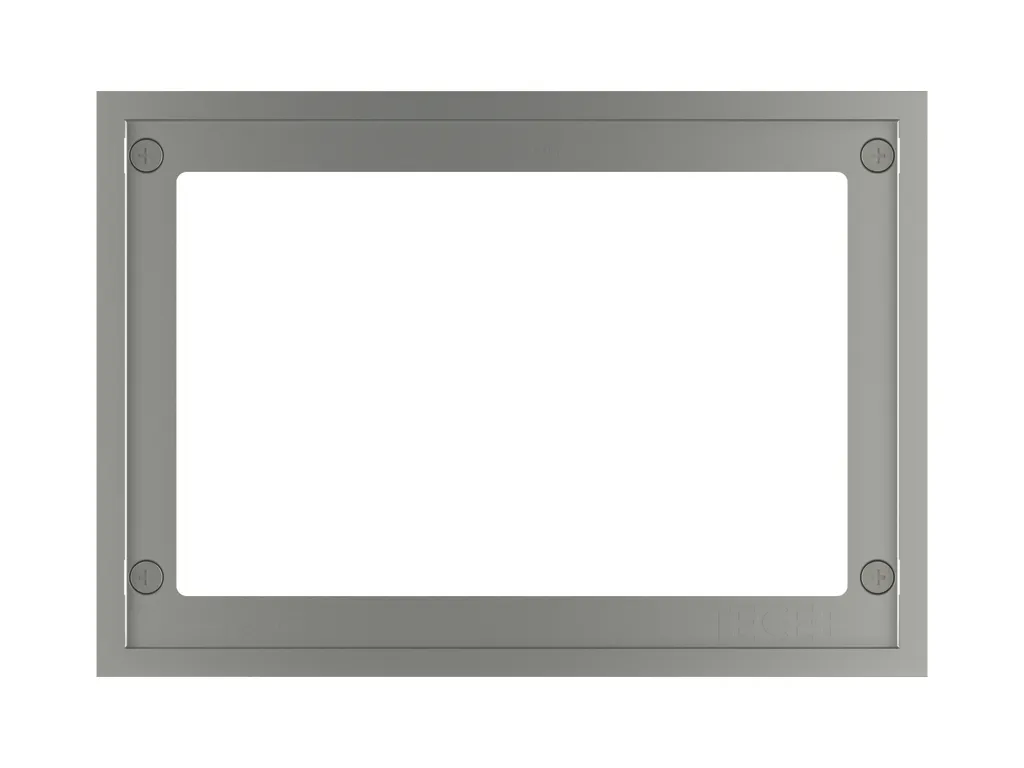 -WC-Abdeckrahmen Metall glänzend, für WC-Einbaurahmen