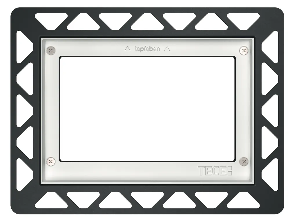 -WC-Einbaurahmen für flächenbündige Montage, Weiß