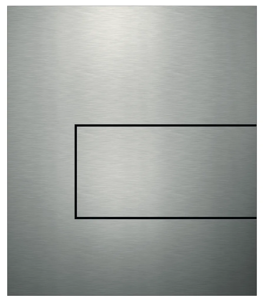 square Urinal-Betätigungsplatte m. Kart. Metall, Edelstahl gebürstet