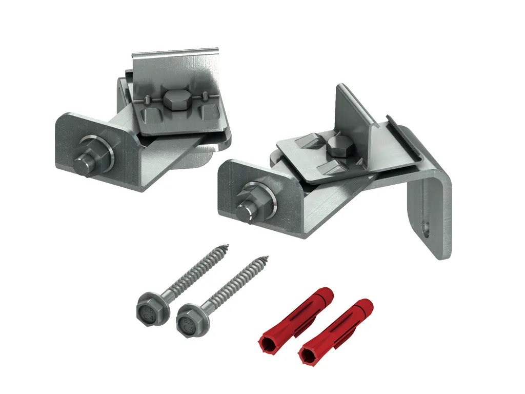 Modulbefestigung TECEprofil für variable Eckmontage