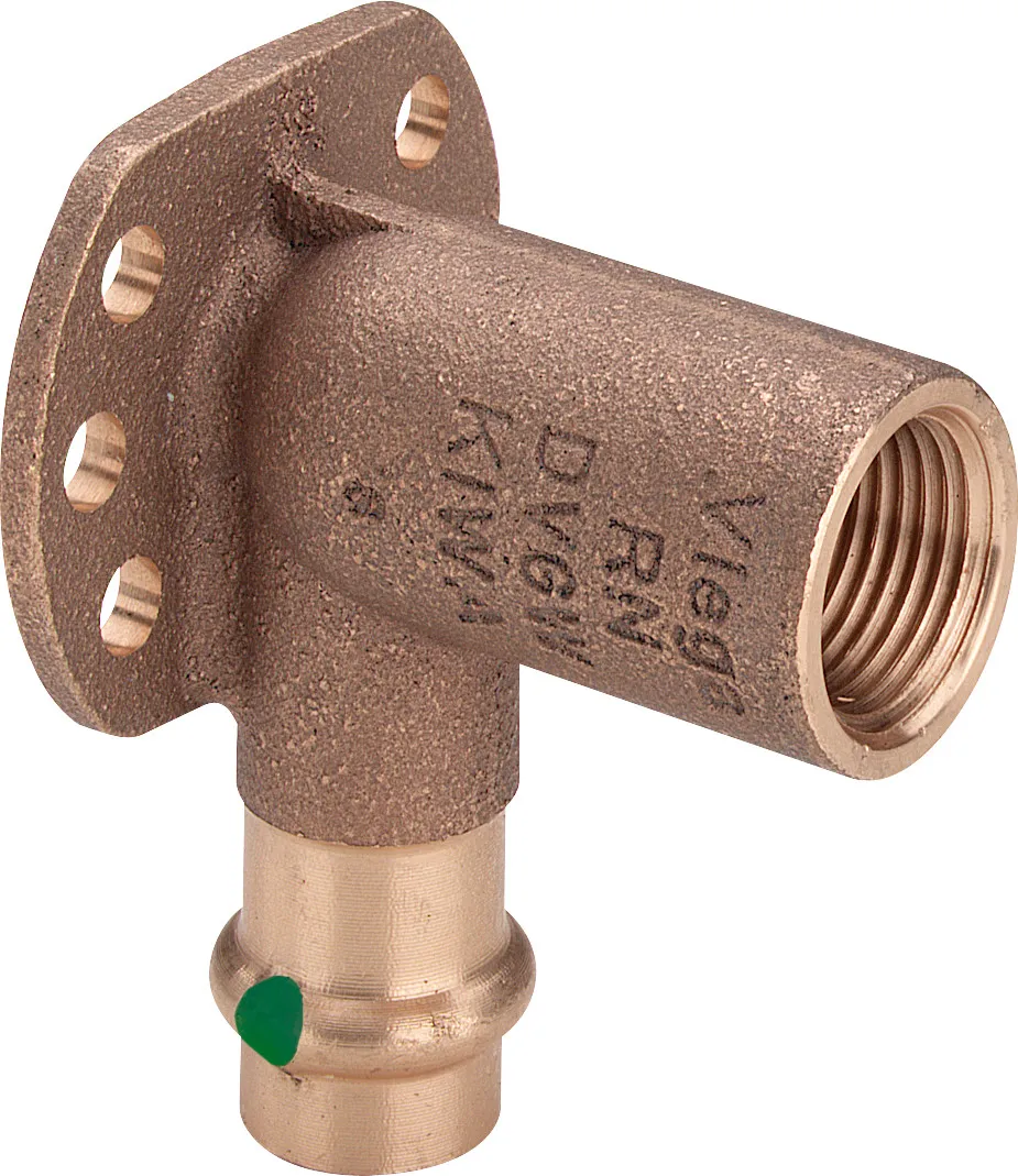 Viega Installationsmaterial „Sanpress“ in 15 mm × Rp1 / 2 × 45 mm Rotguss