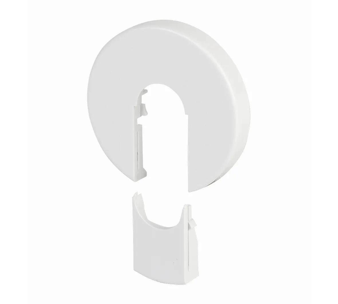 Zehnder Rosetten zur Verkleidung bestehender Anschlüsse ⌀ 1,2 cm in weiß (2 Stück)