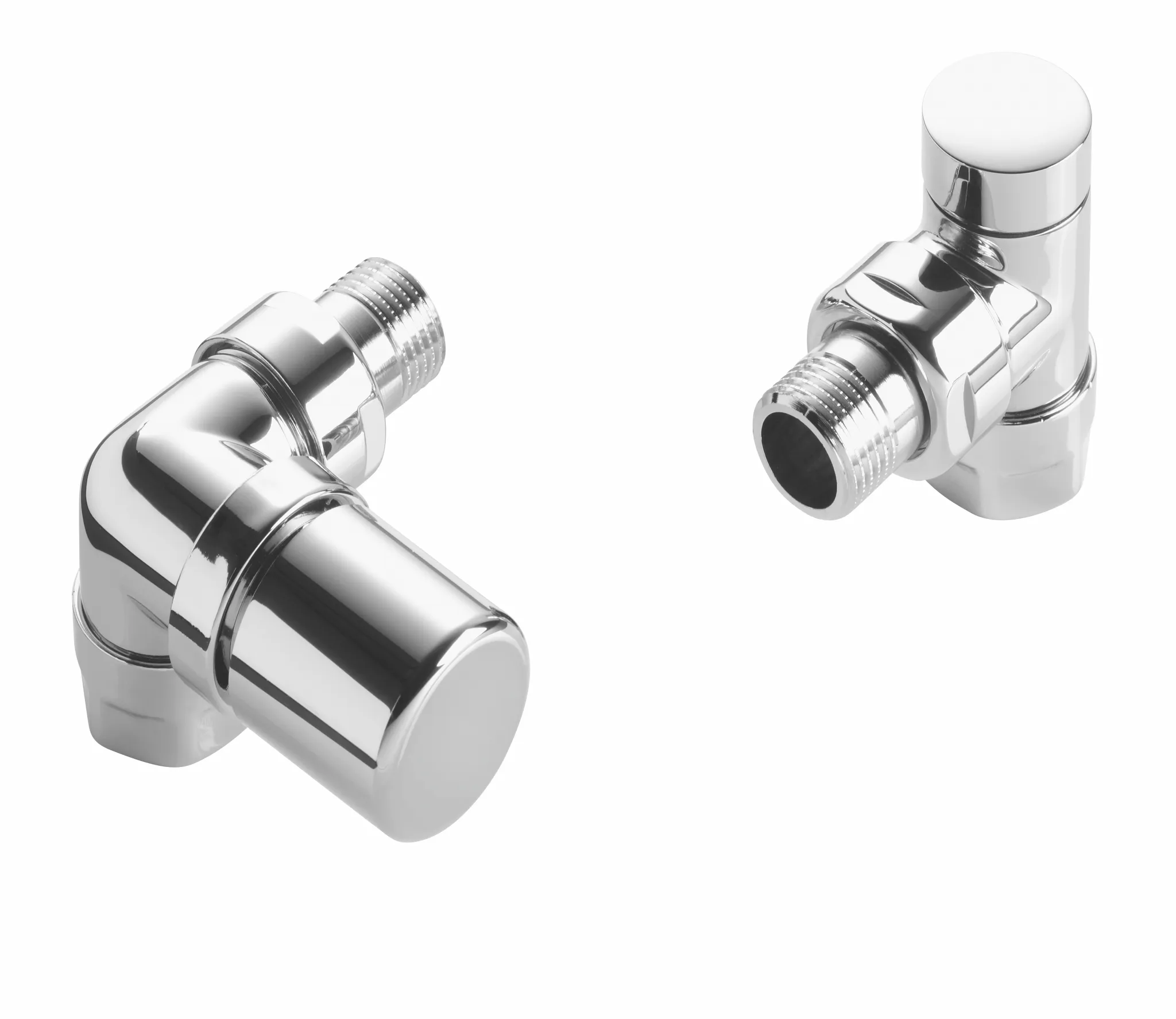 Zehnder Ventilset Eckform Typ I in weiß