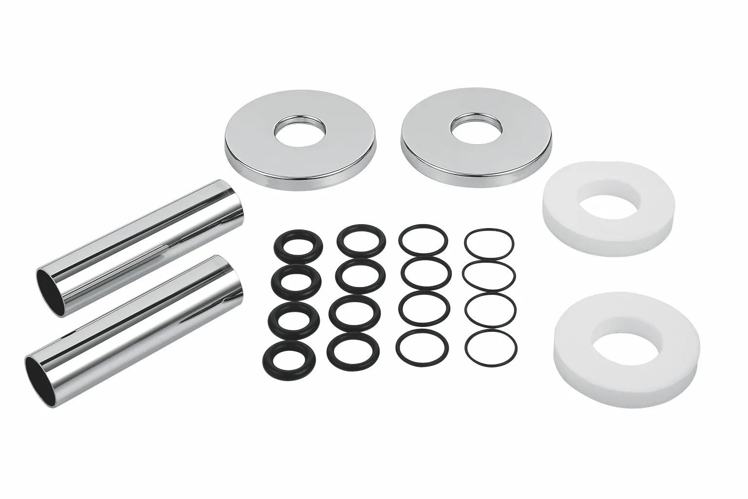 Zehnder Anschluss-Verkleidung in chrom